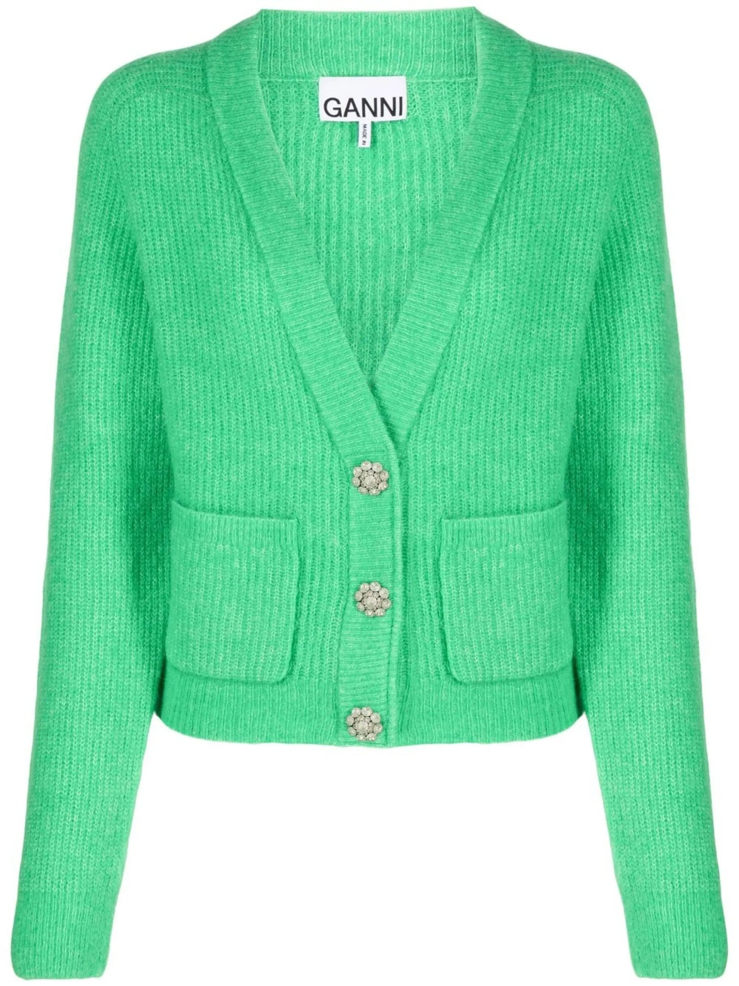 button-down cardigan