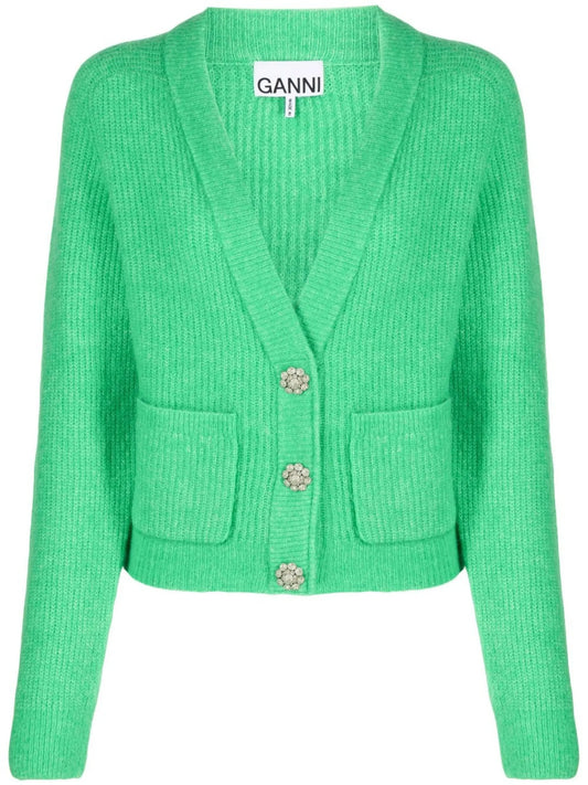 button-down cardigan