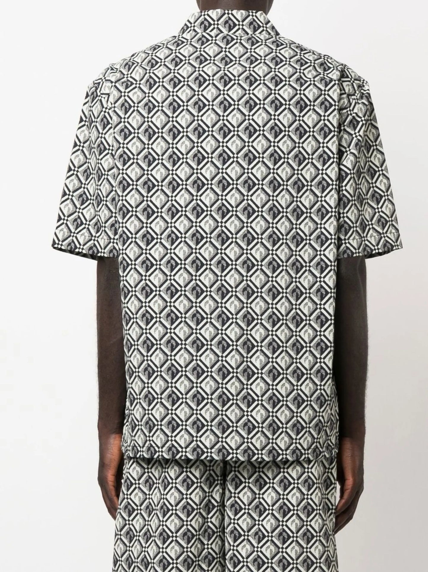 Zephyr diamond-pattern moon shirt