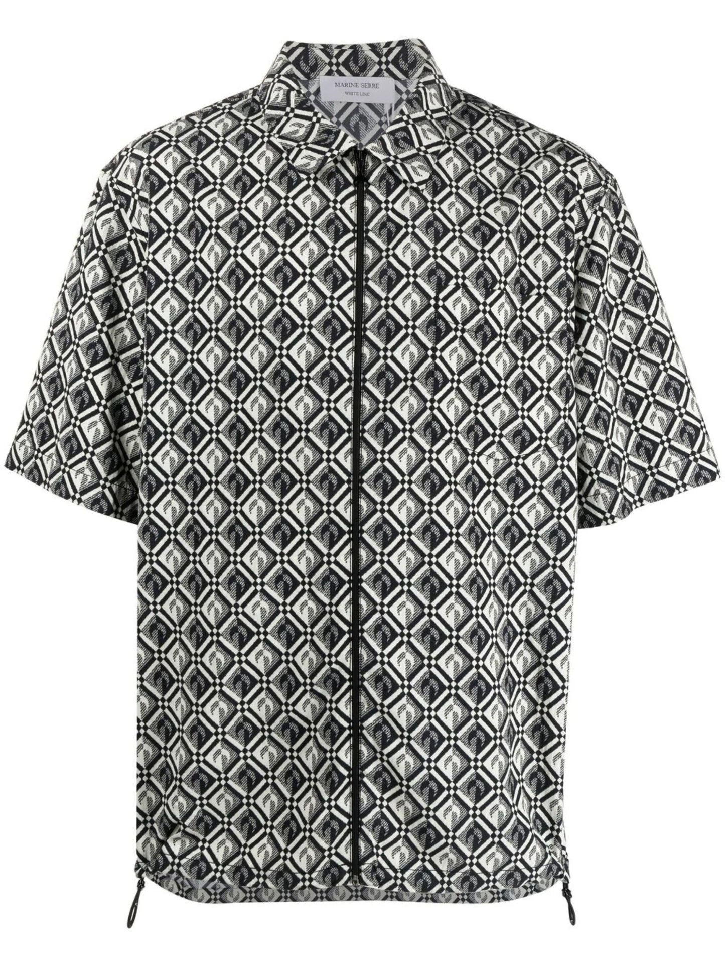 Zephyr diamond-pattern moon shirt