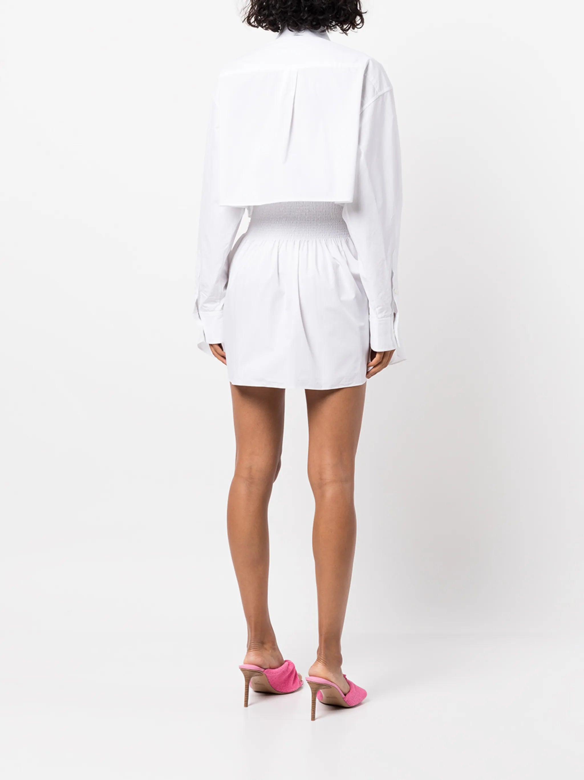 two-piece cotton shirt dress