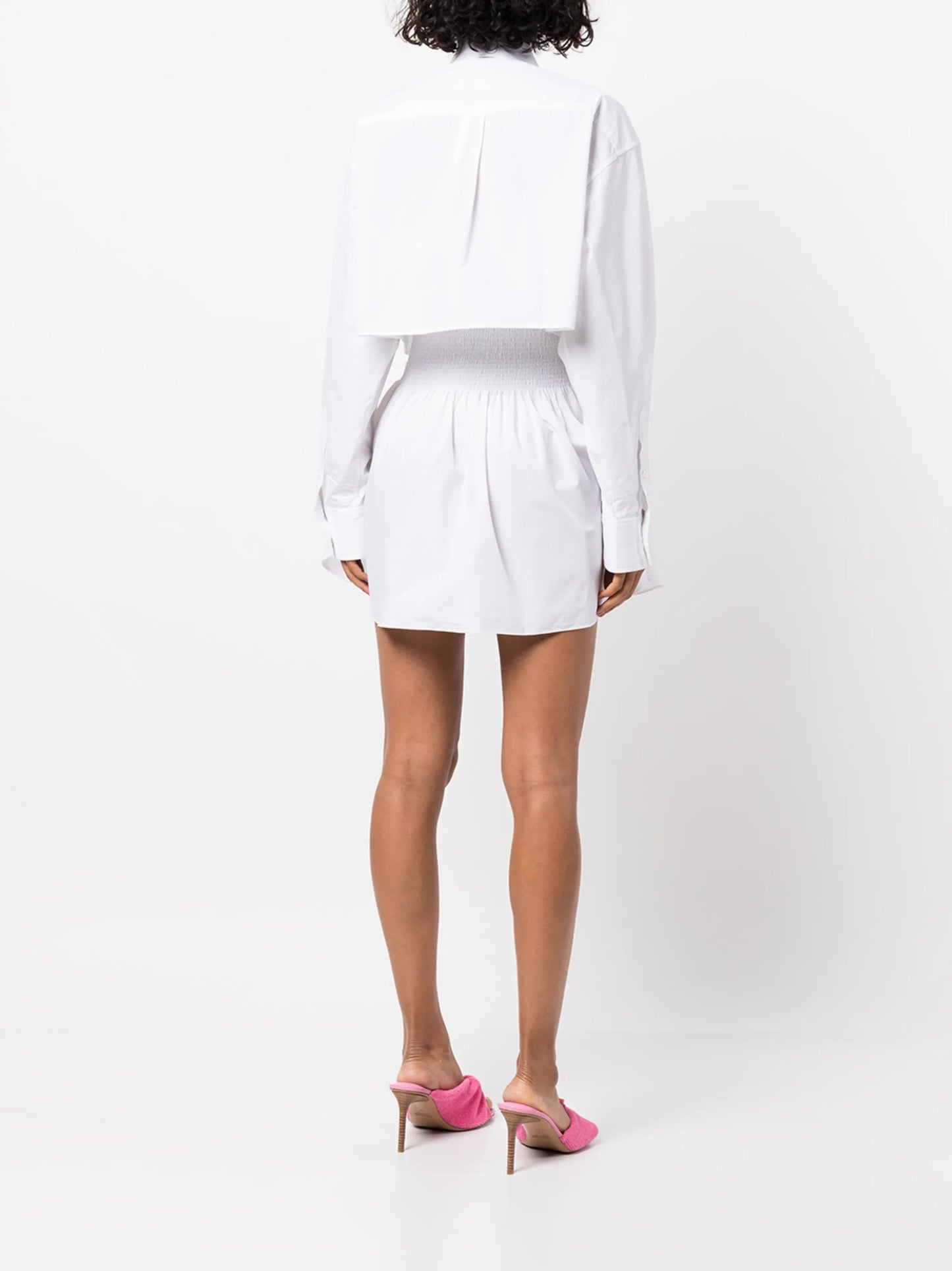 two-piece cotton shirt dress