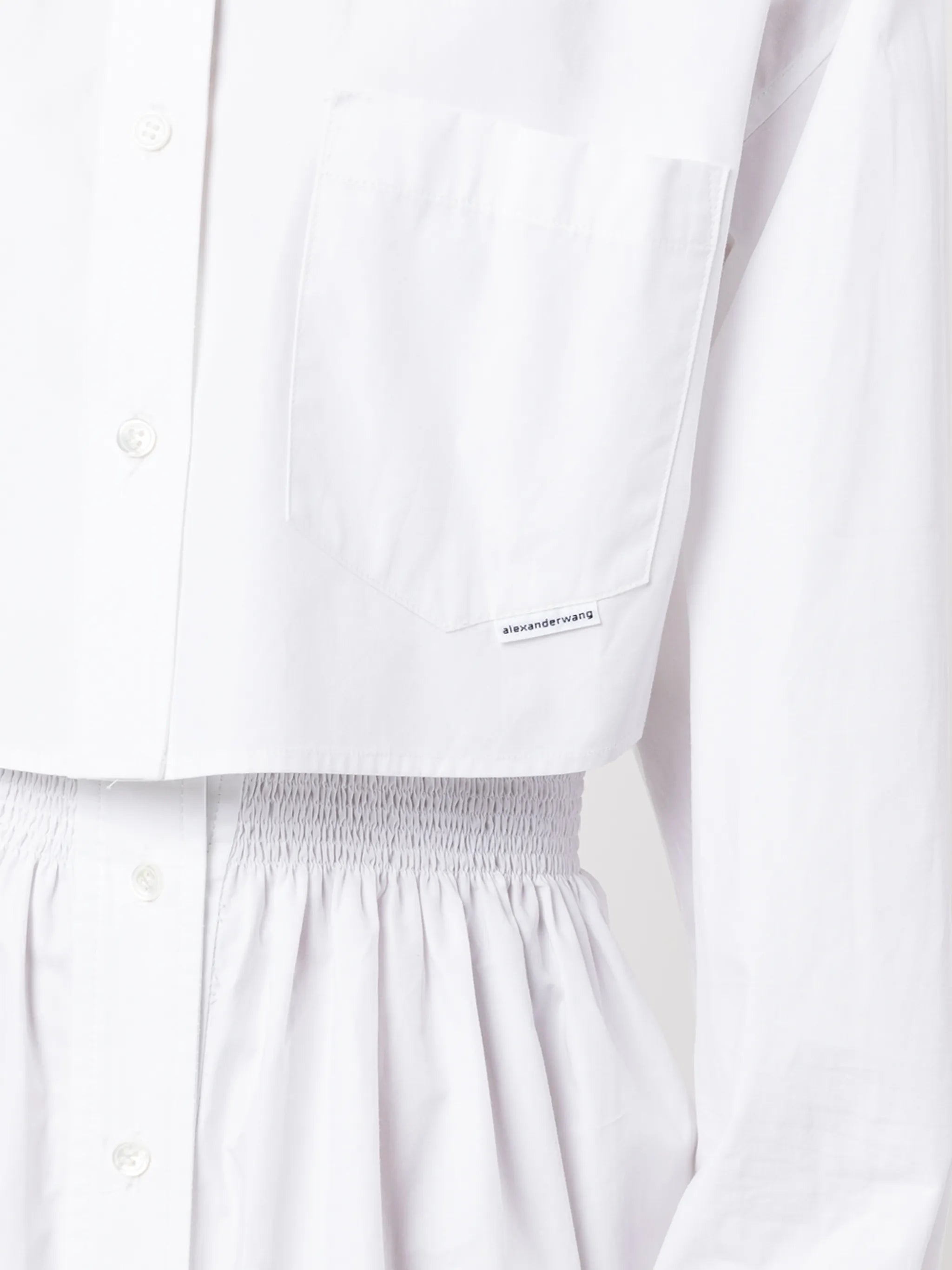 two-piece cotton shirt dress