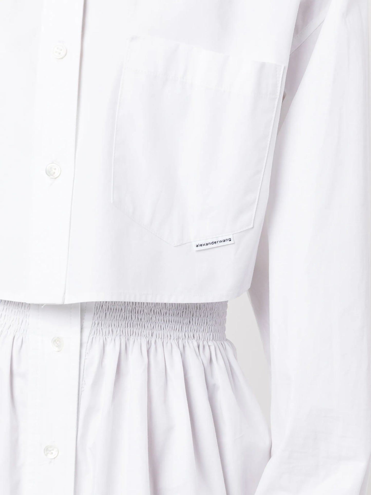 two-piece cotton shirt dress