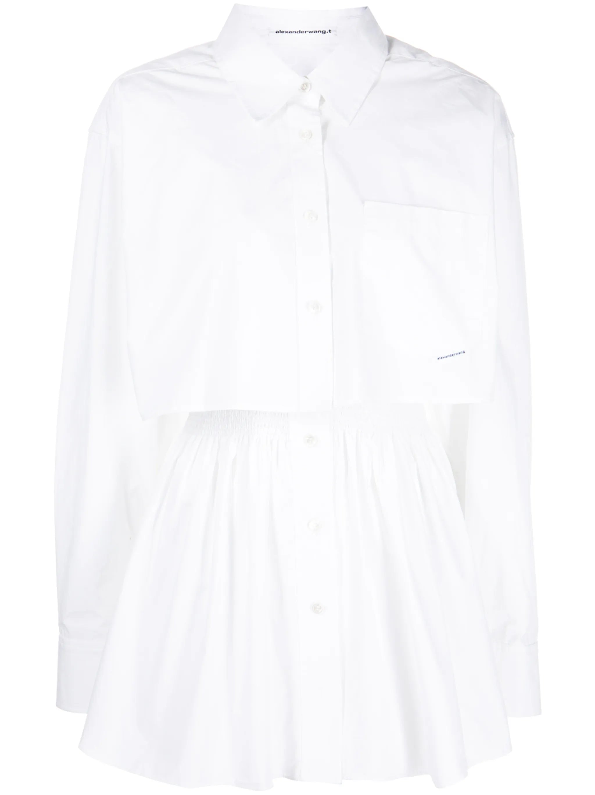 two-piece cotton shirt dress