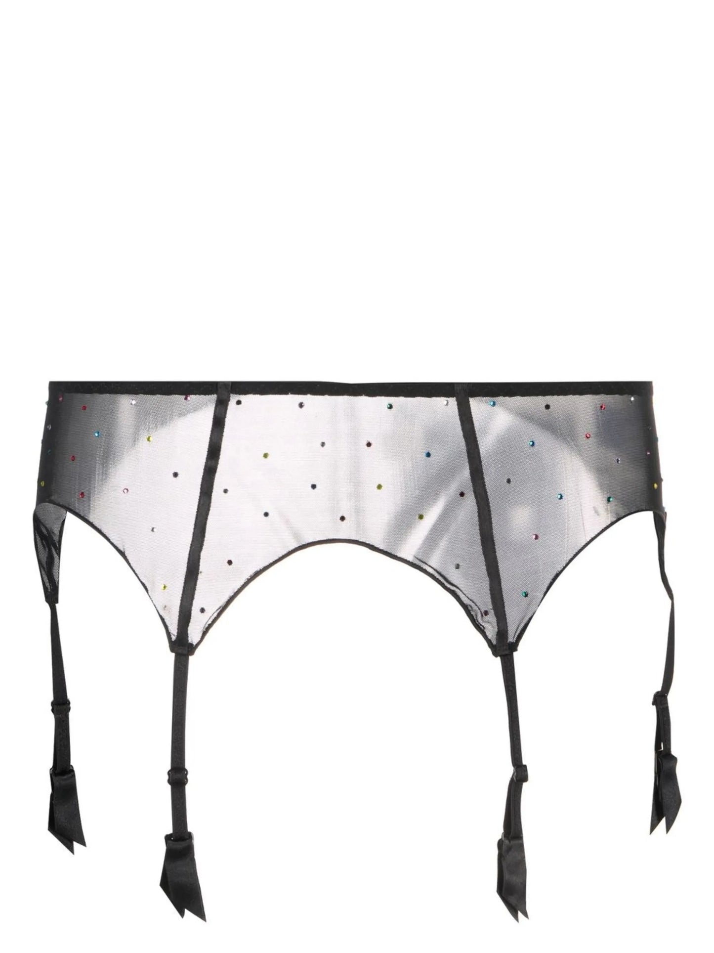 Gem studded suspender belt