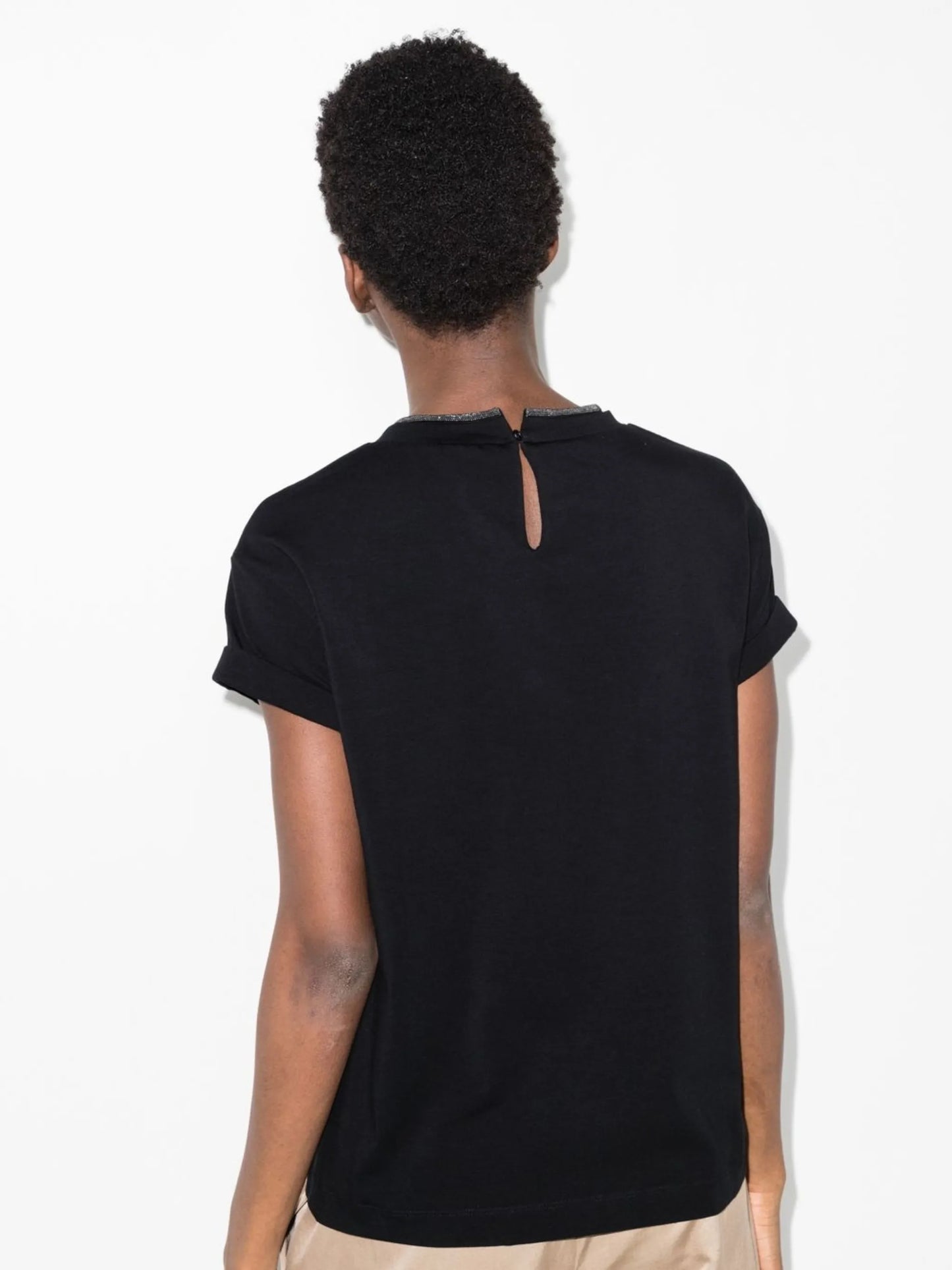round-neck short-sleeve T-shirt