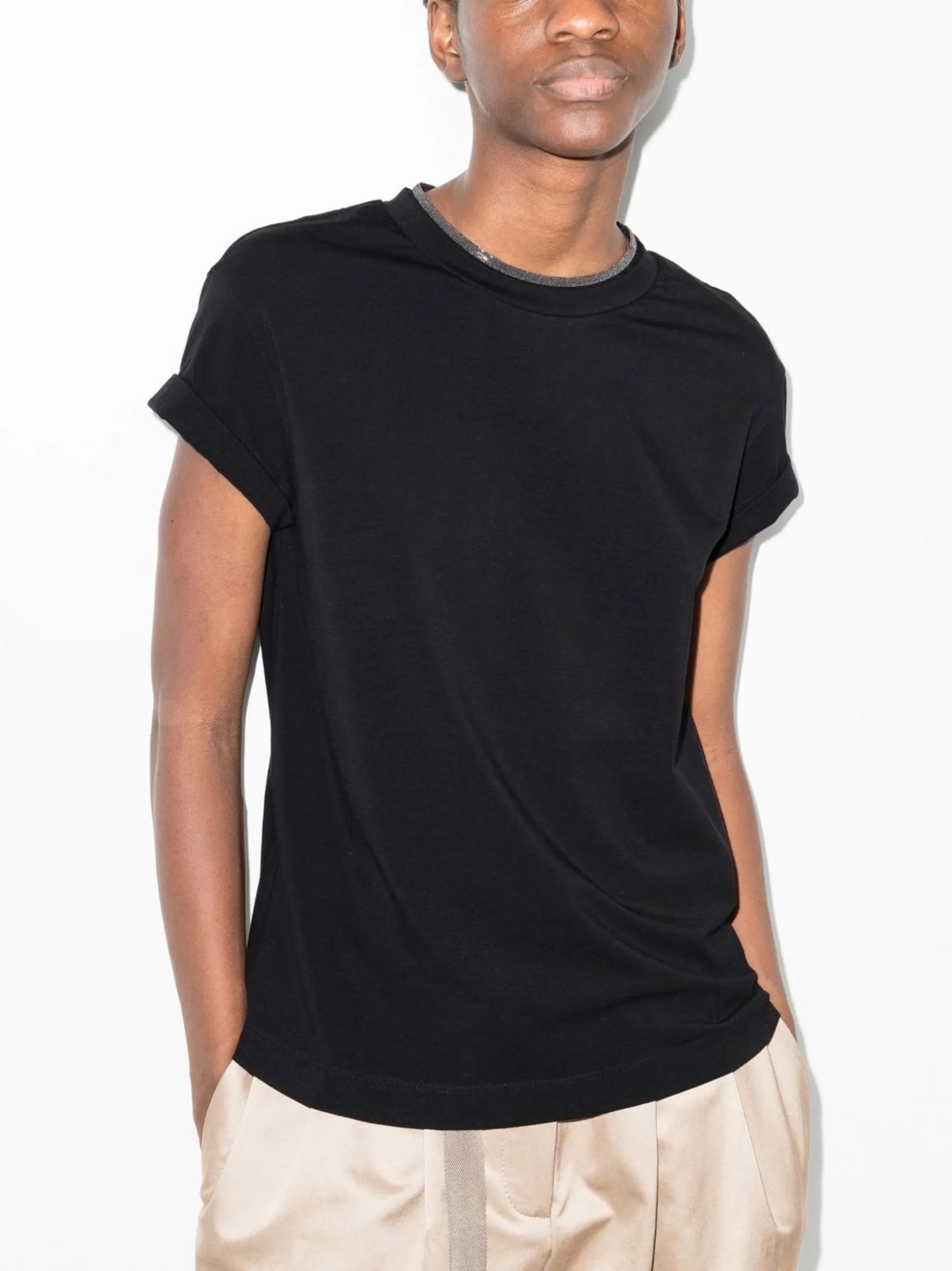 round-neck short-sleeve T-shirt