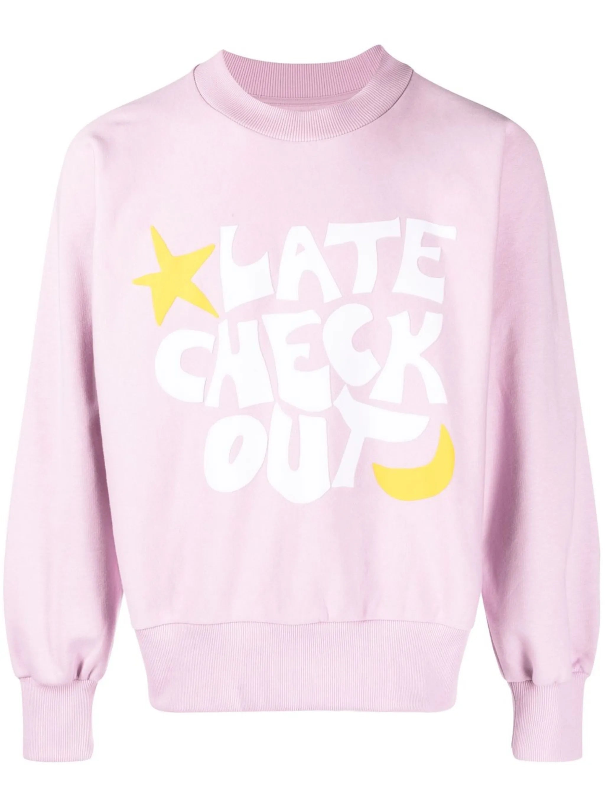 logo-print crew neck sweatshirt