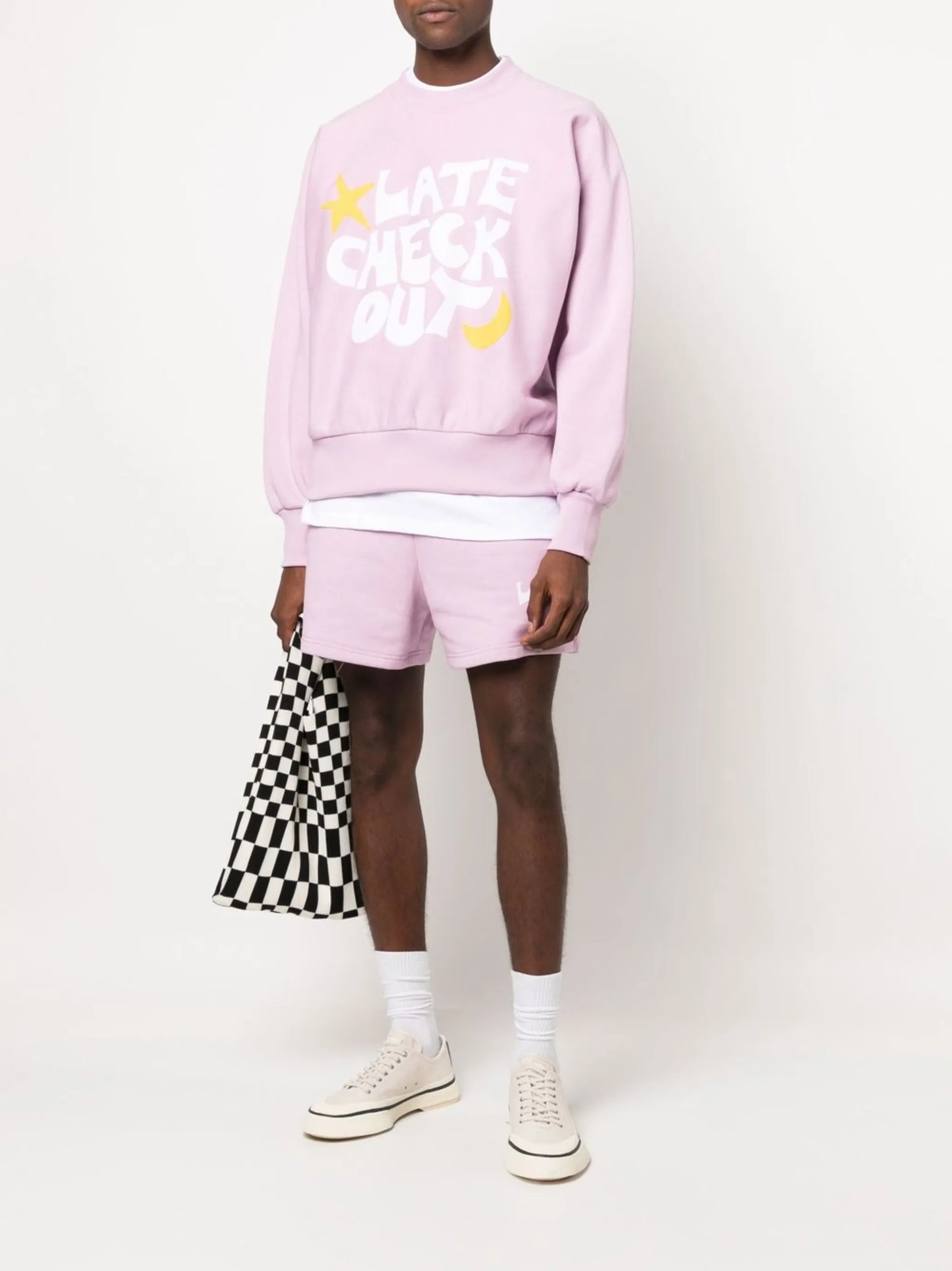 logo-print crew neck sweatshirt
