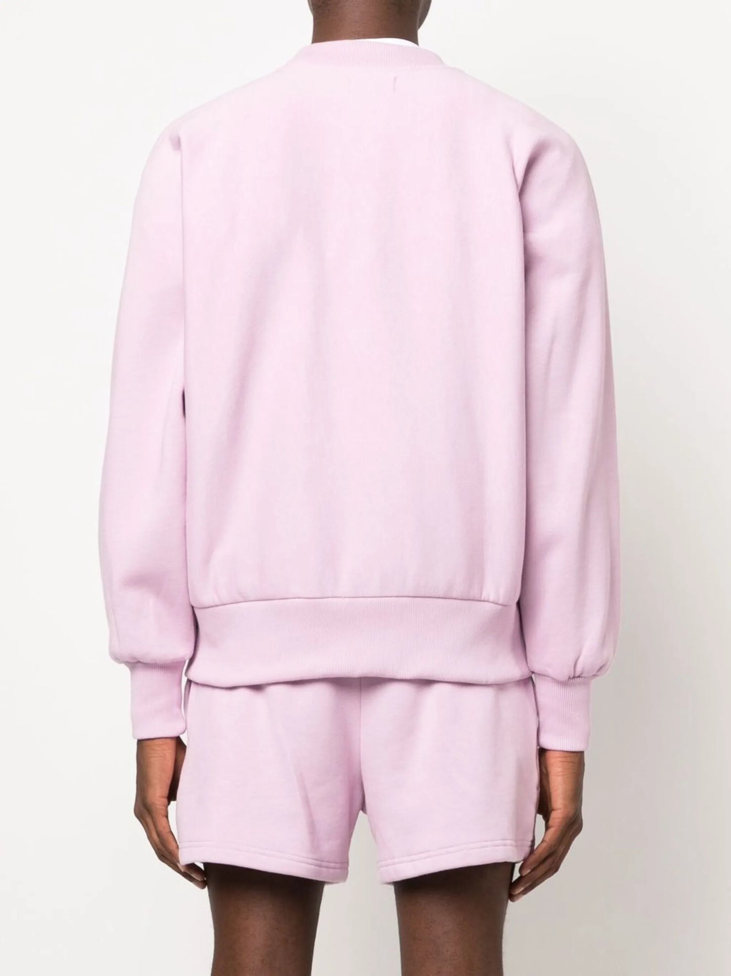 logo-print crew neck sweatshirt