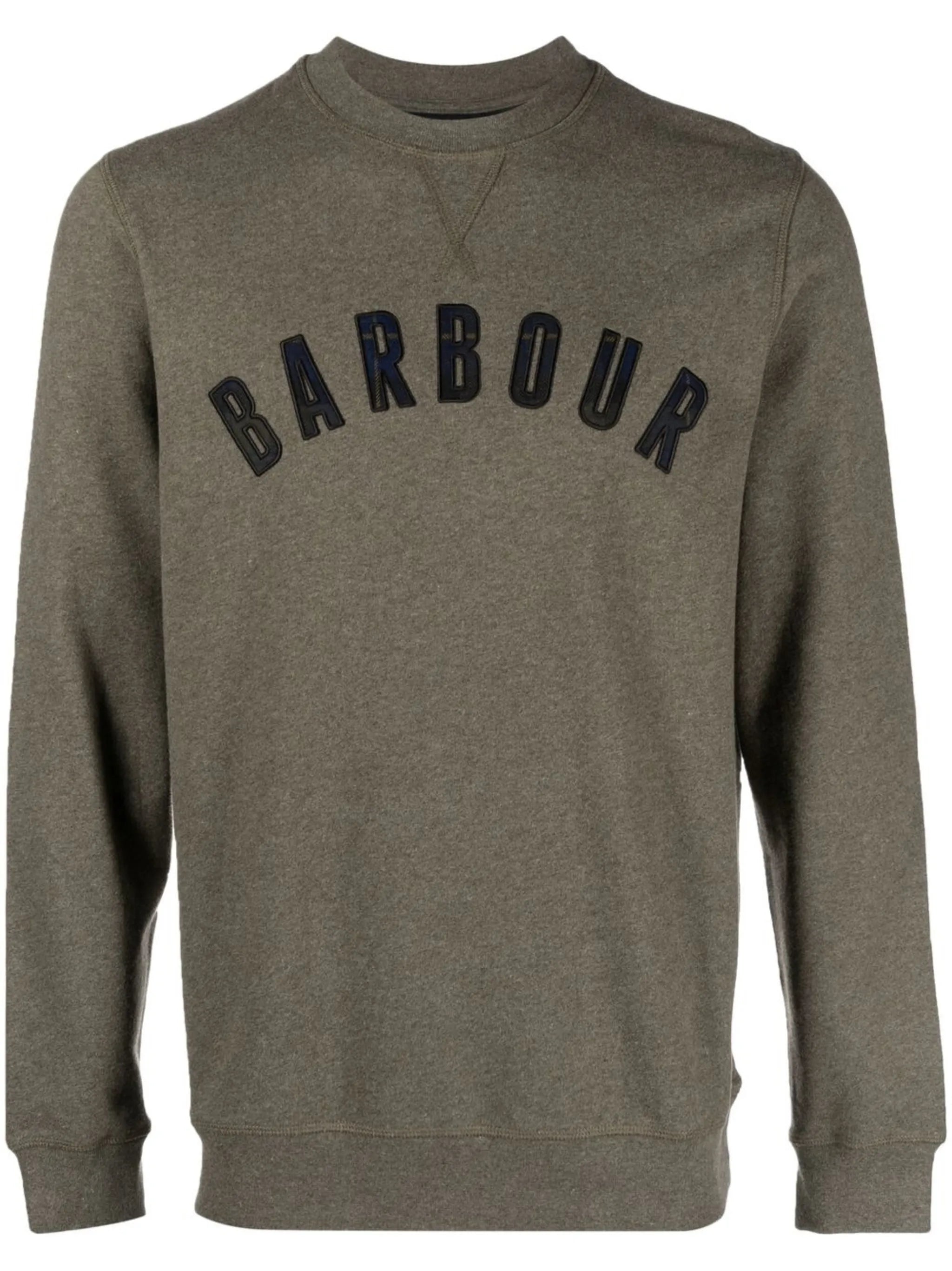 appliqué-logo crew-neck sweatshirt
