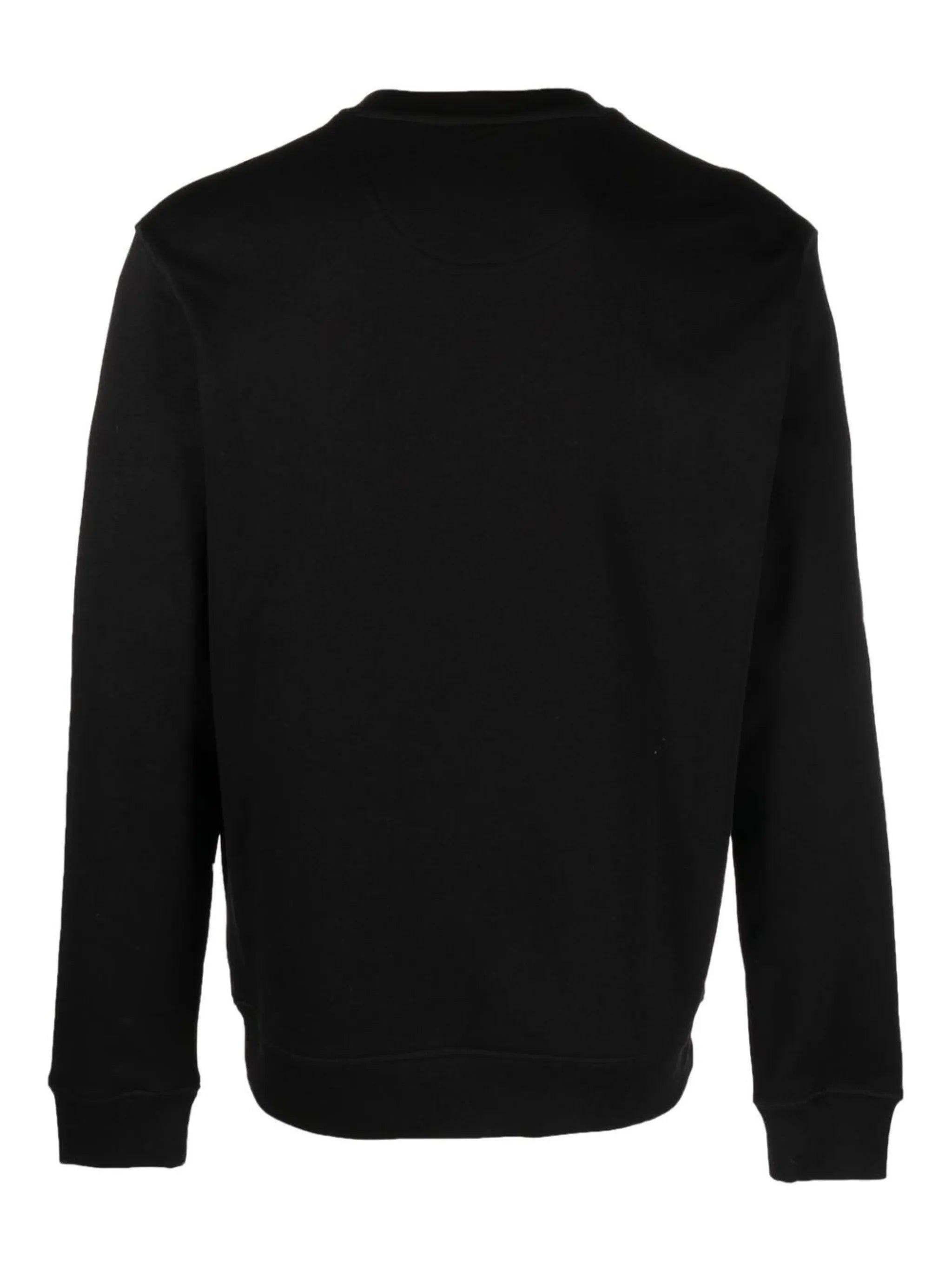 logo-print detail knit jumper