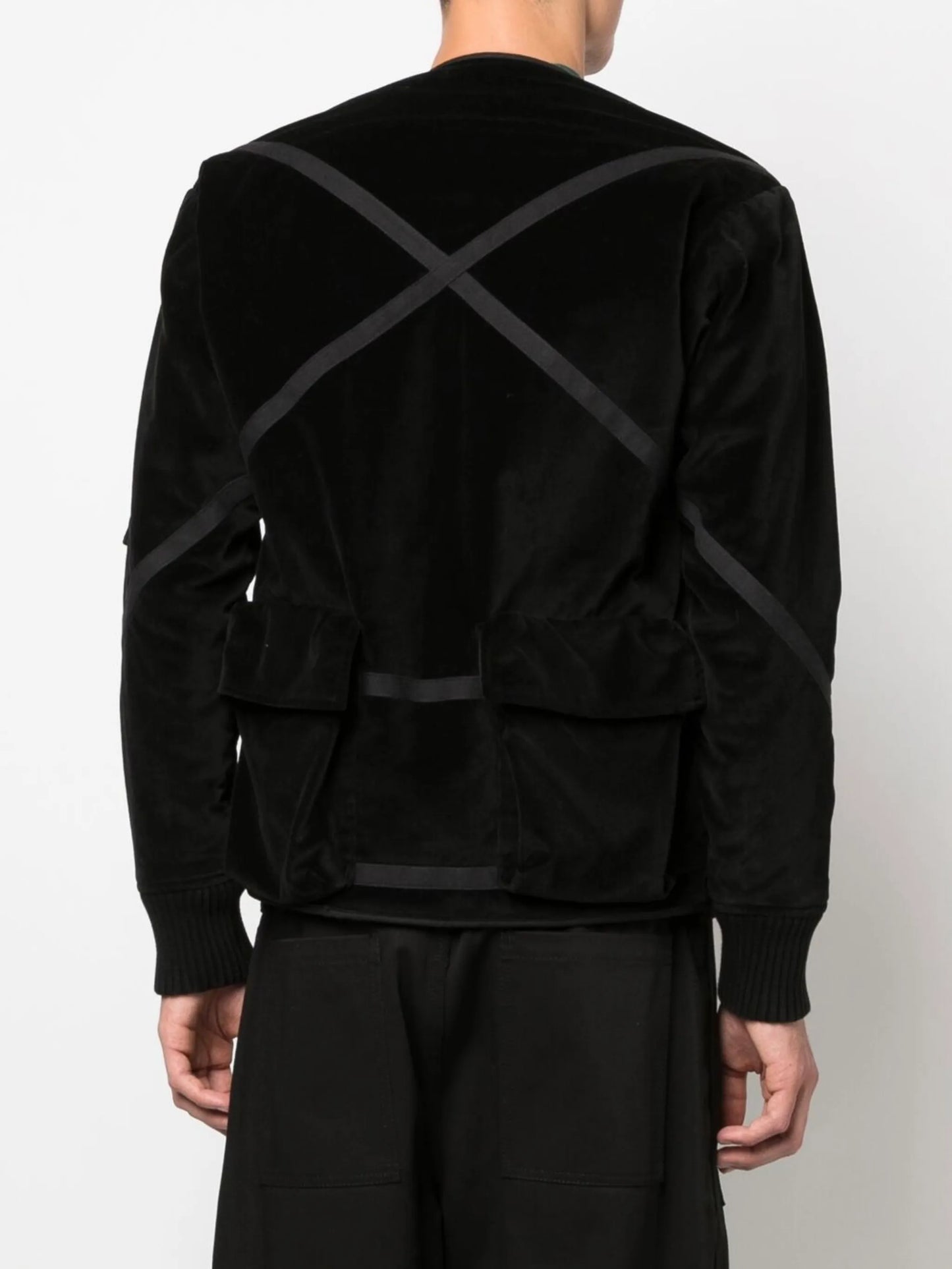 velvet patchwork jacket