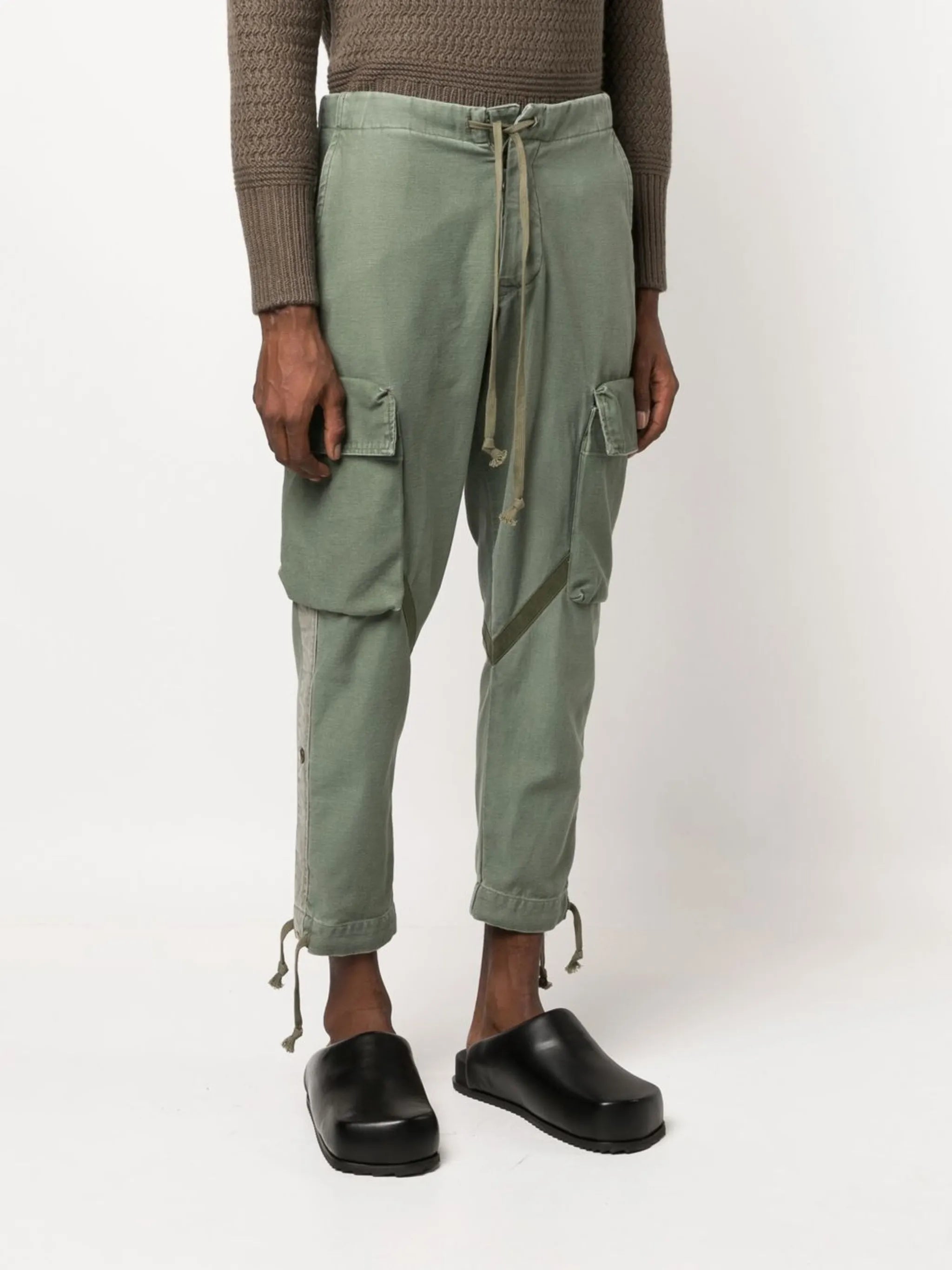 cropped cargo trousers