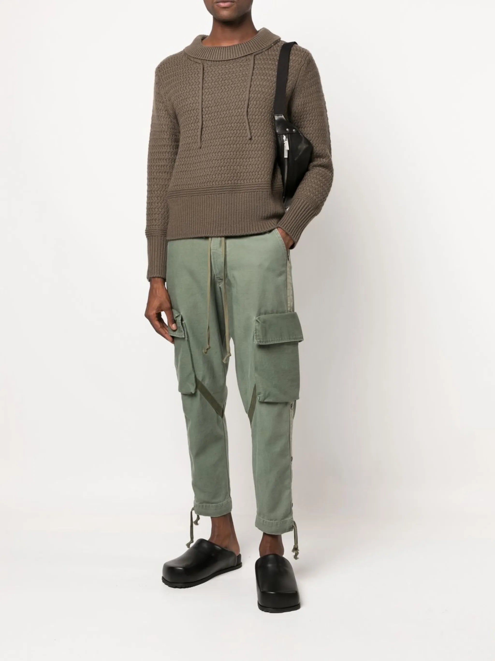 cropped cargo trousers