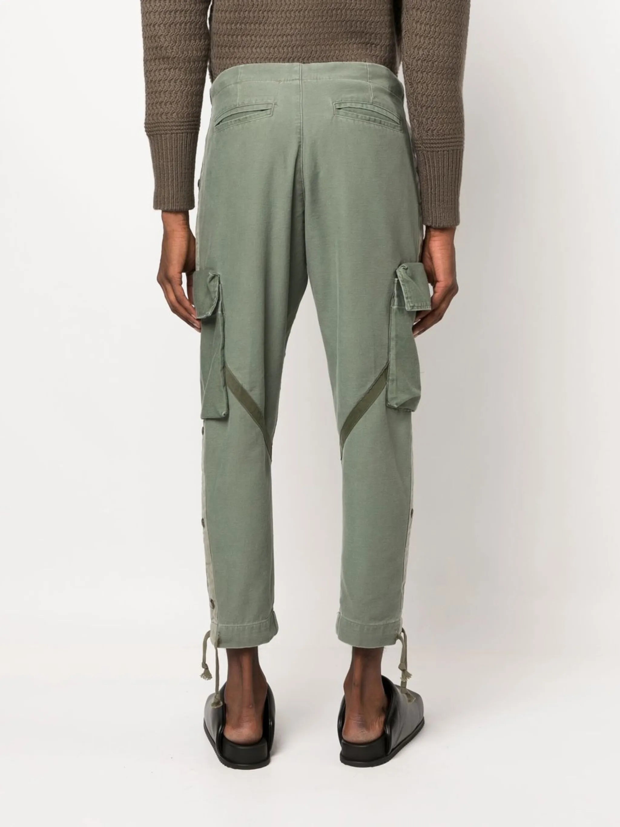 cropped cargo trousers