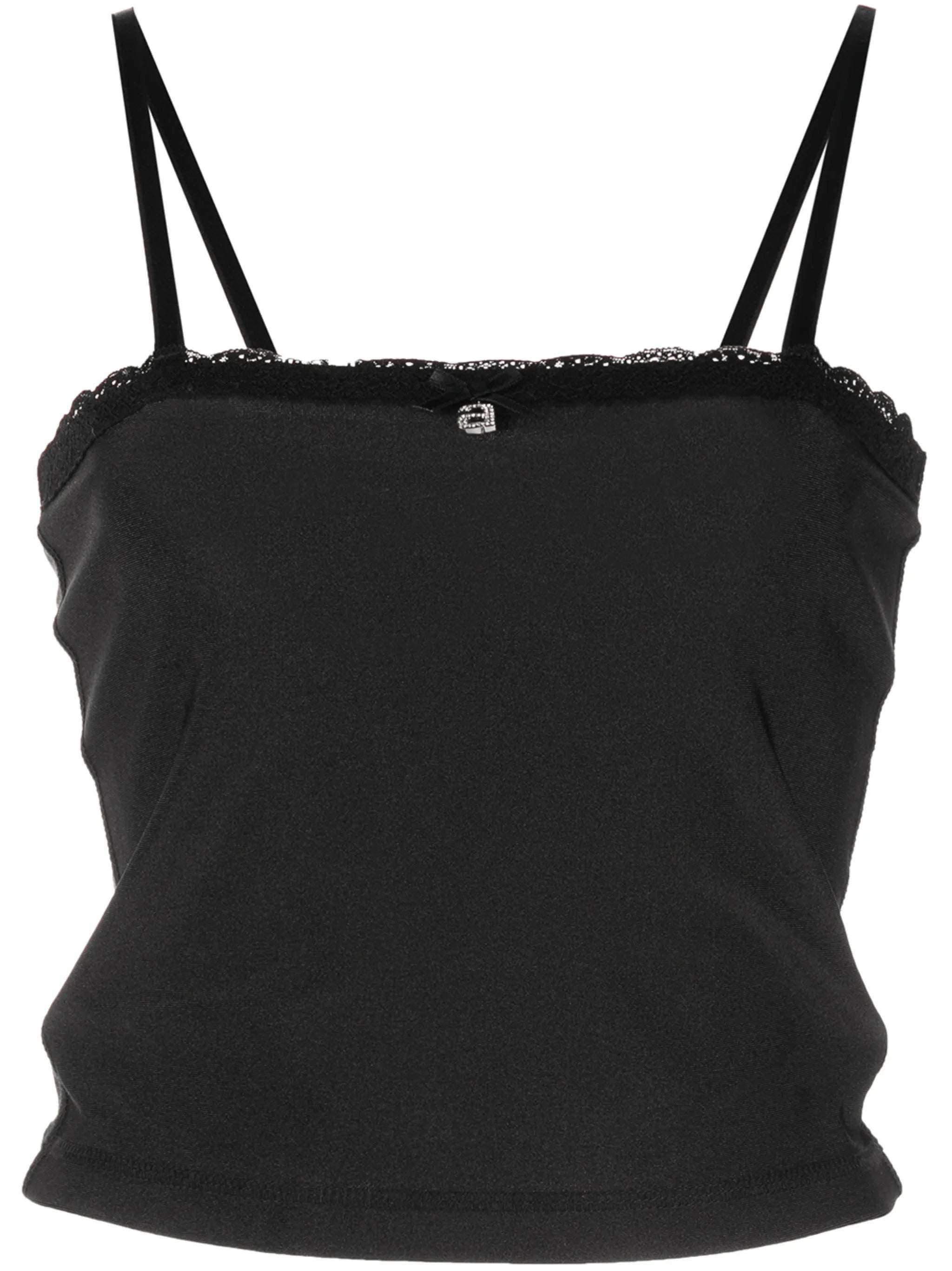 logo plaque camisole top