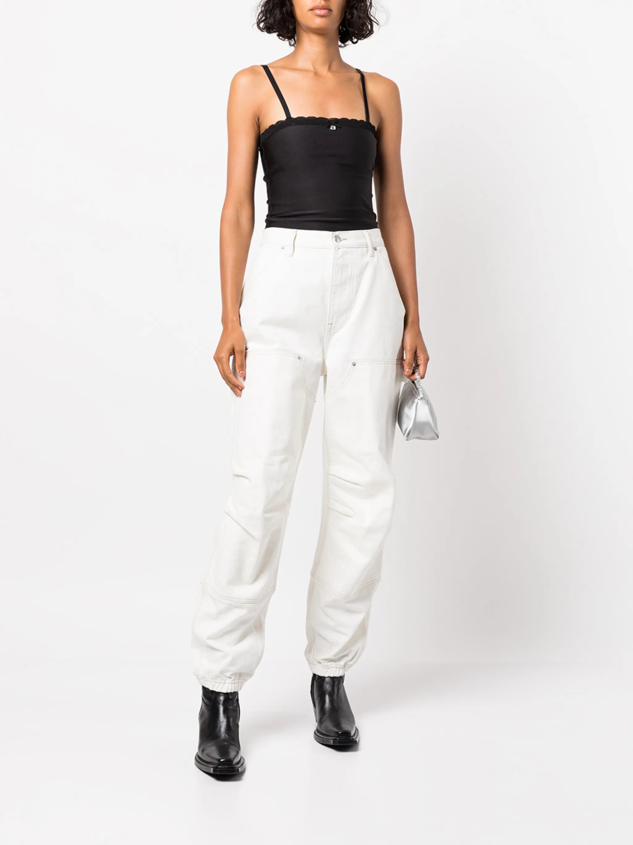logo plaque camisole top