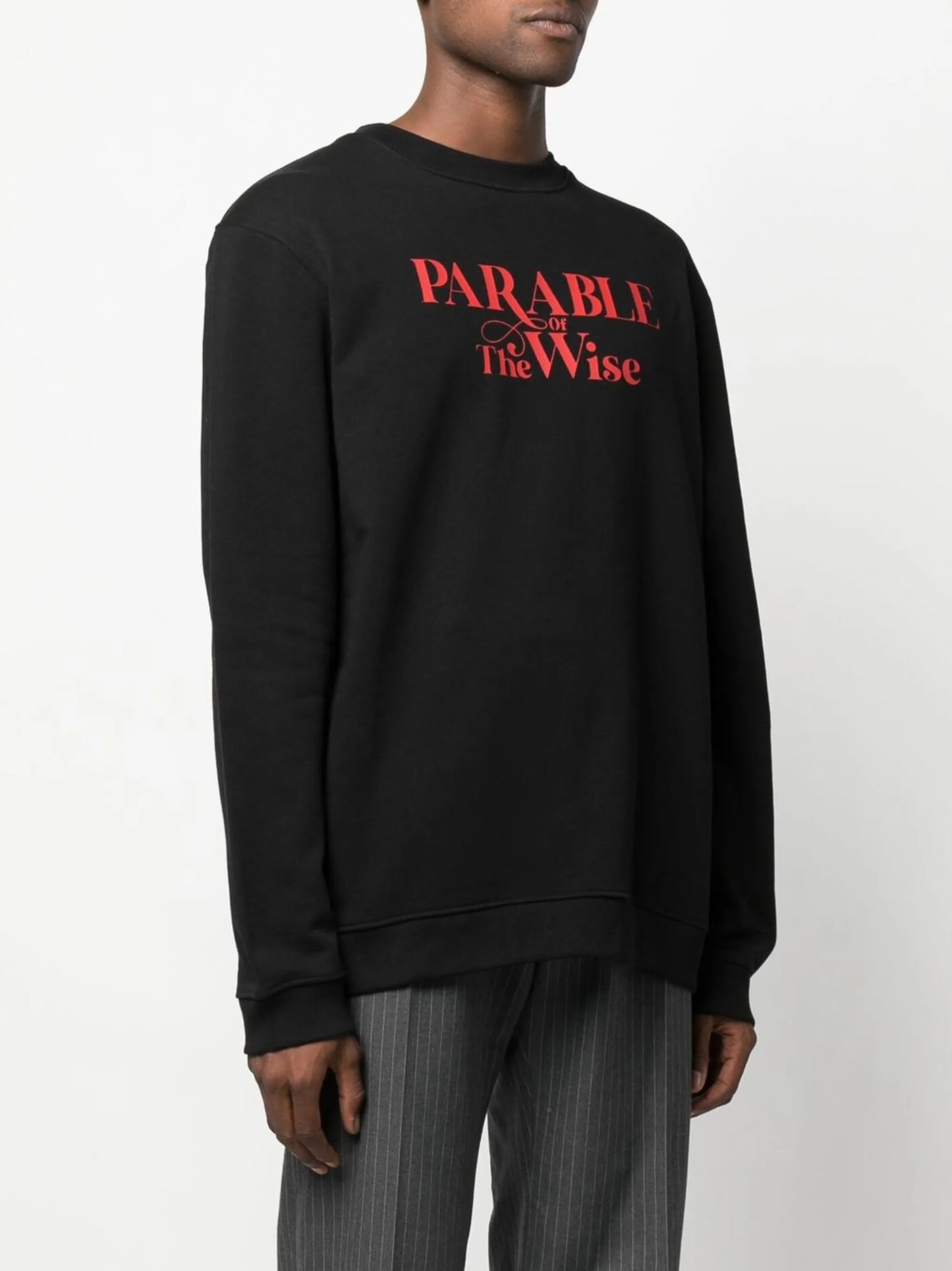 text-print sweatshirt
