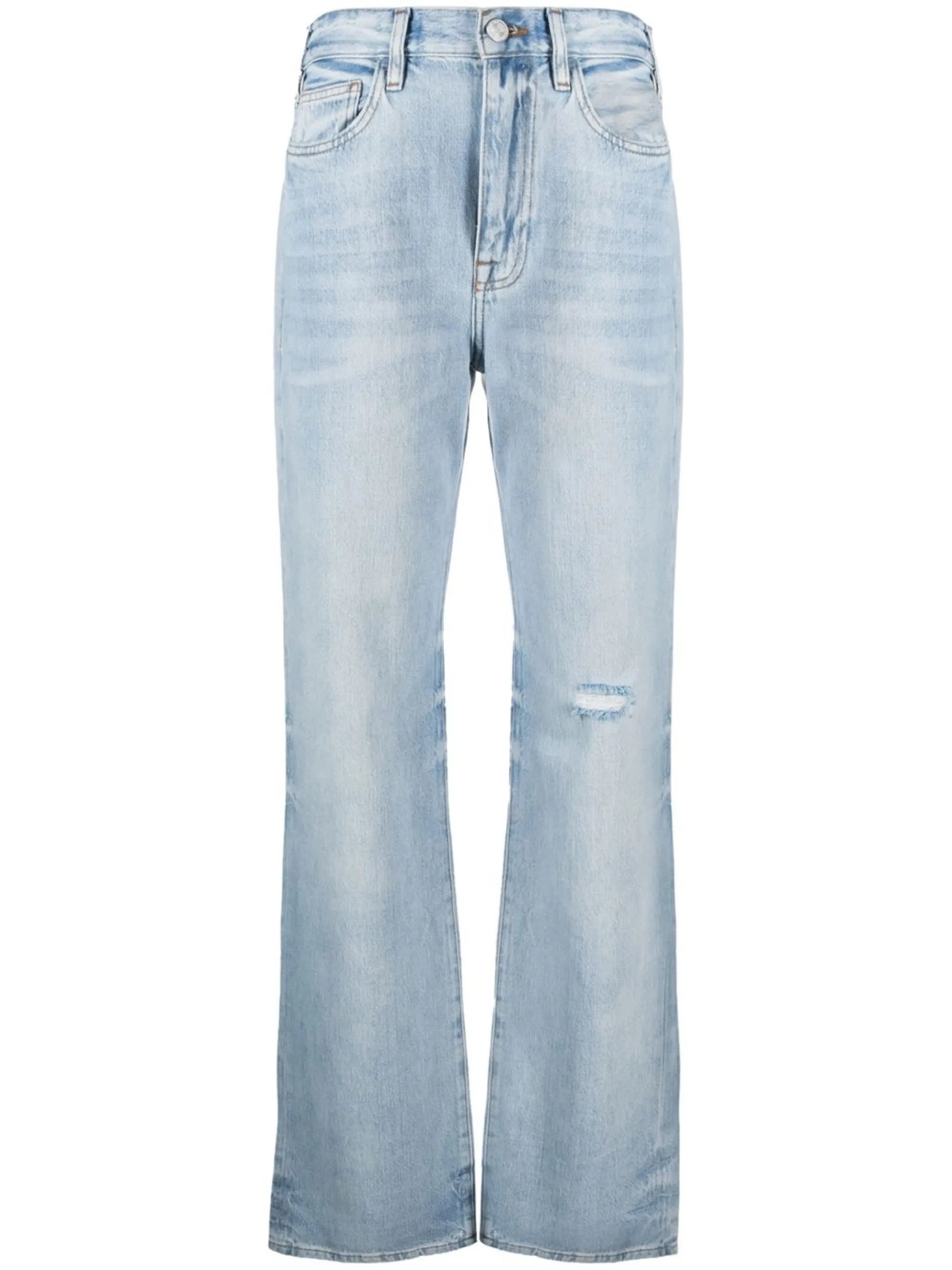 Jane washed-effect jeans