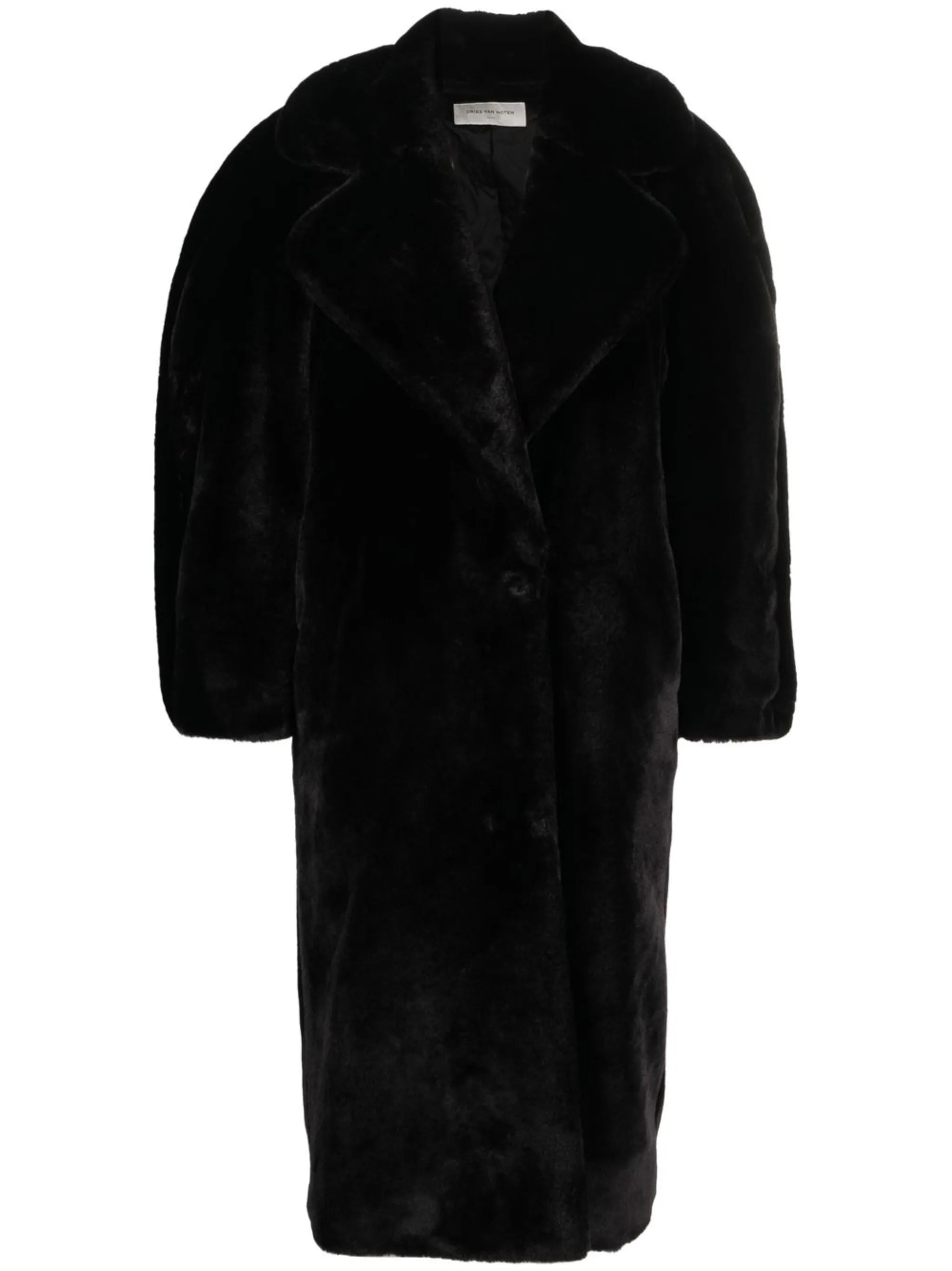 Royal Tris faux-fur coat