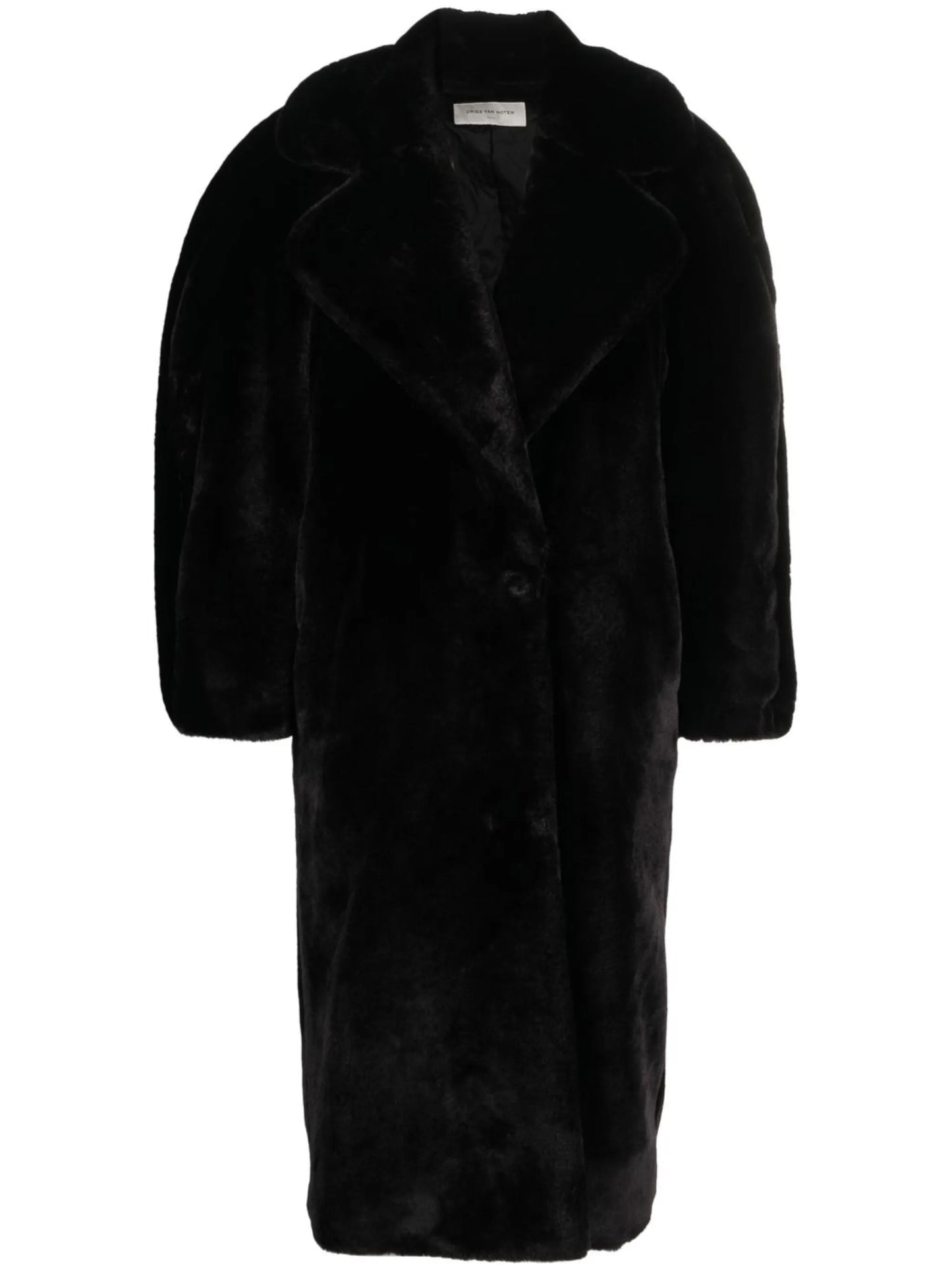 Royal Tris faux-fur coat