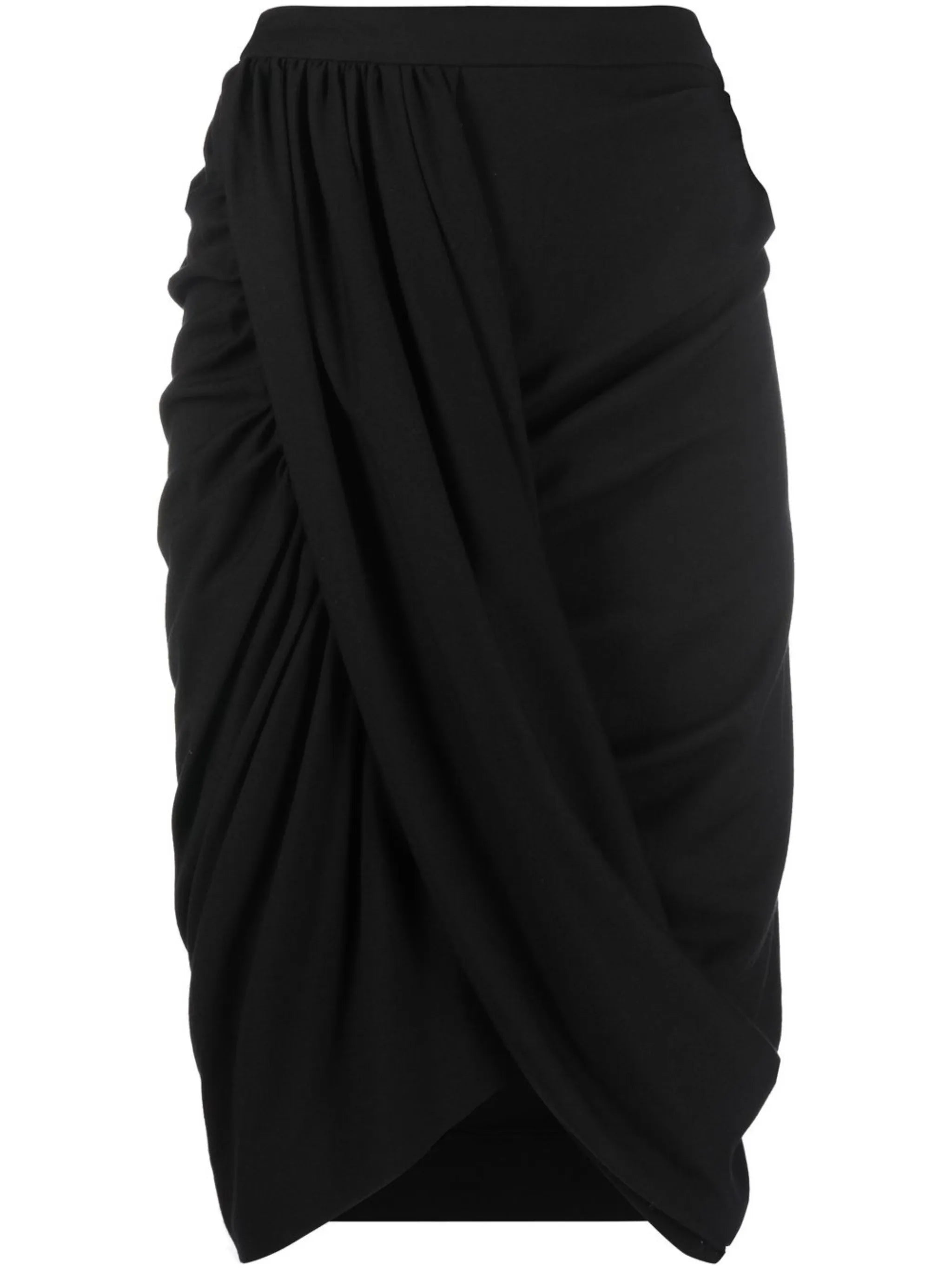 Sabrina draped jersey skirt