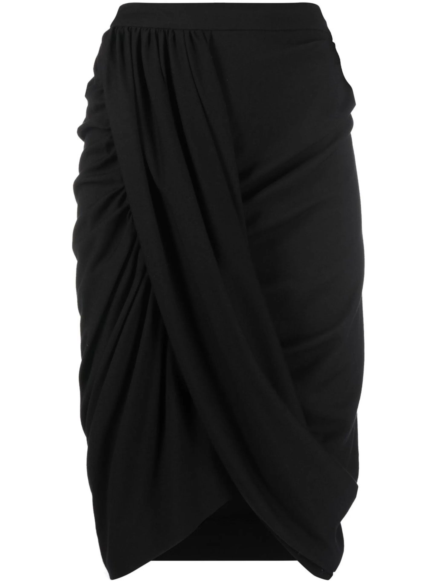 Sabrina draped jersey skirt