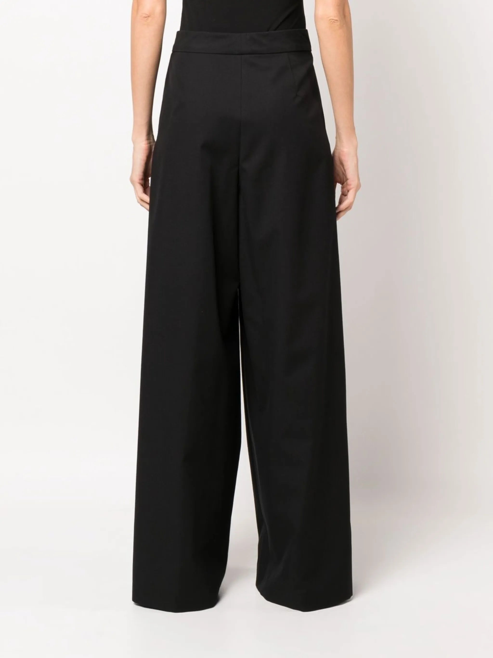Pamplona dart-detail wide leg trousers