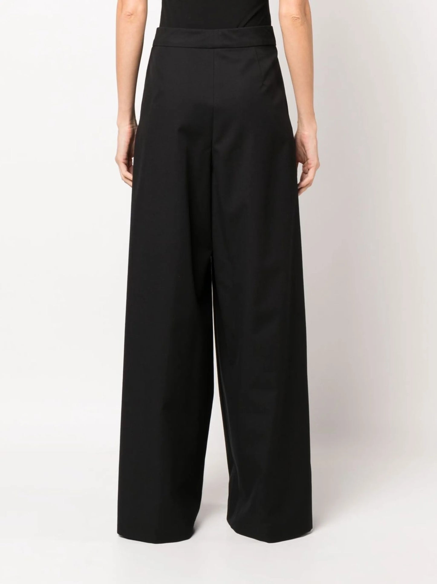 Pamplona dart-detail wide leg trousers