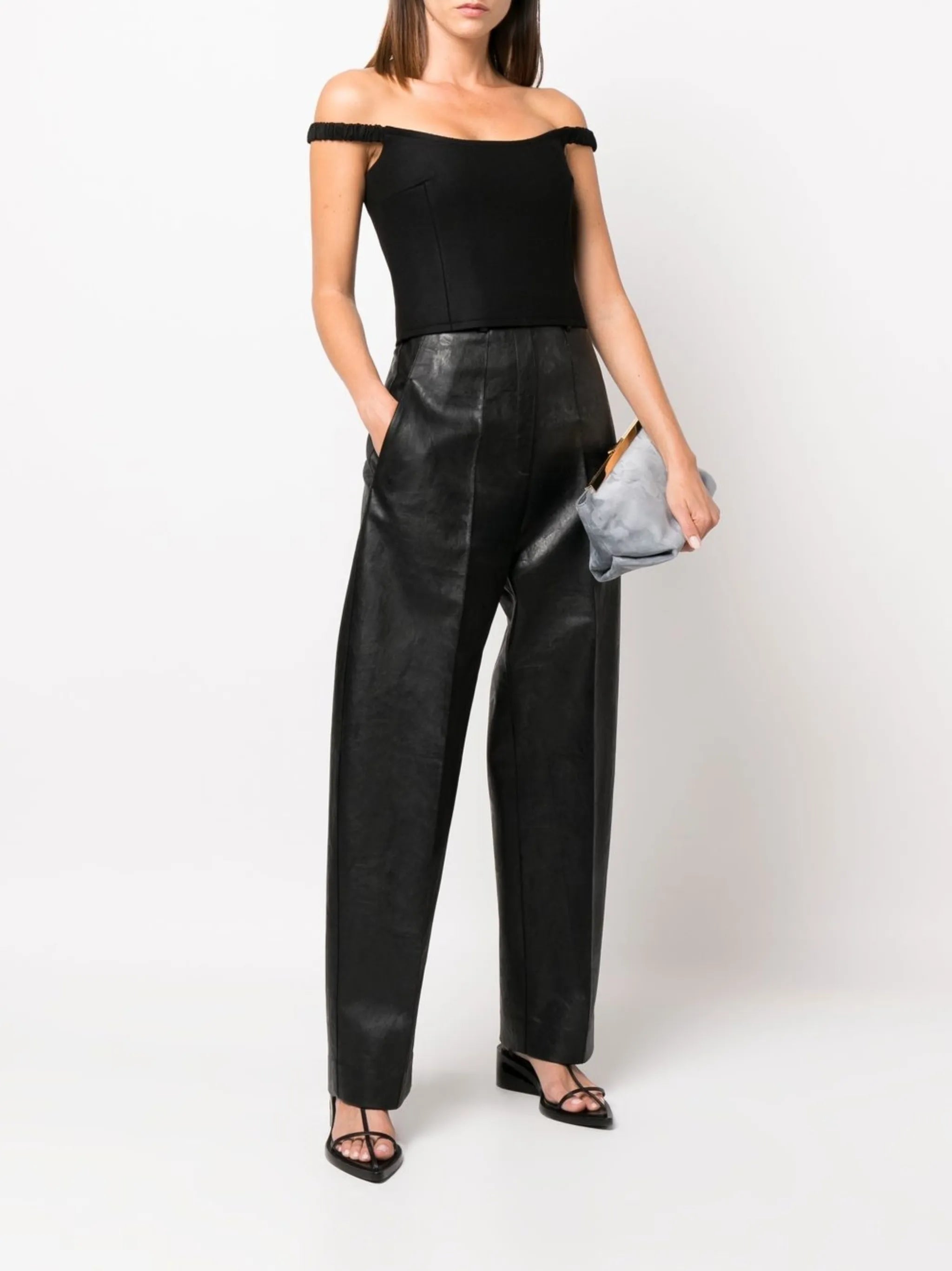 Audra off-shoulder wool top
