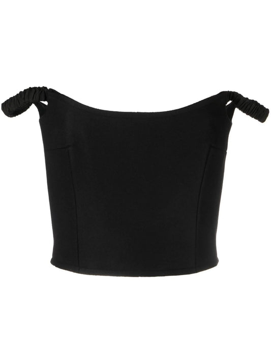 Audra off-shoulder wool top
