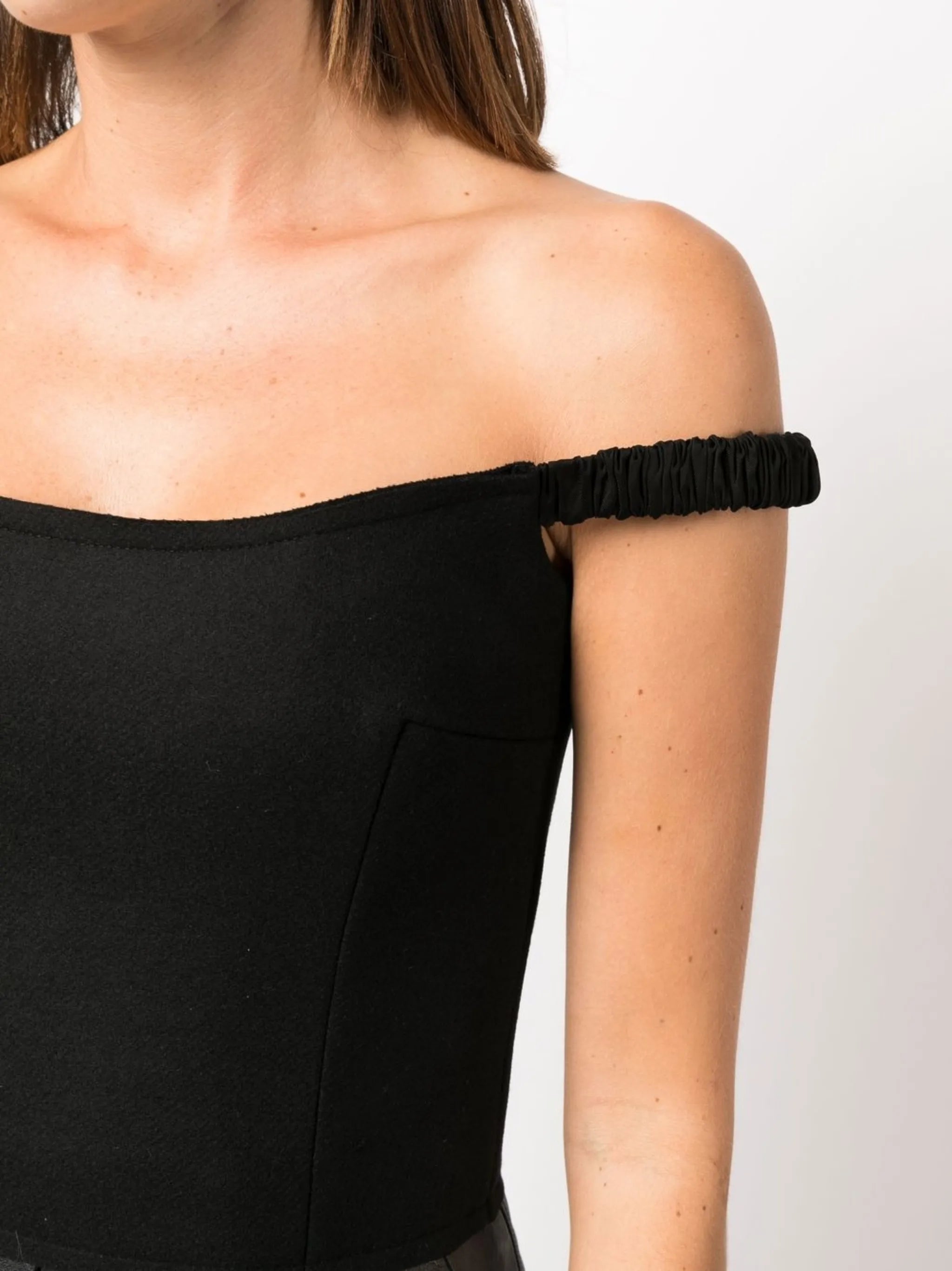 Audra off-shoulder wool top