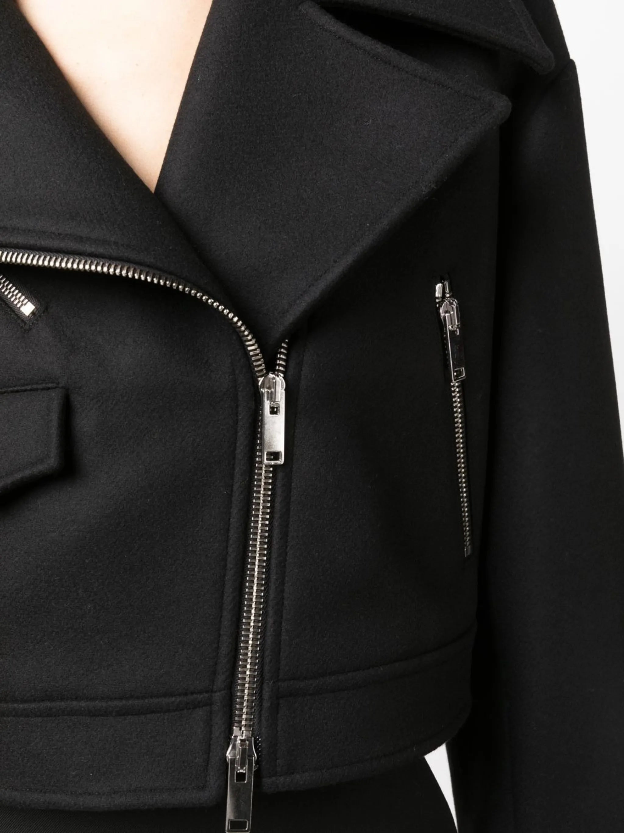 Gelman cropped biker jacket