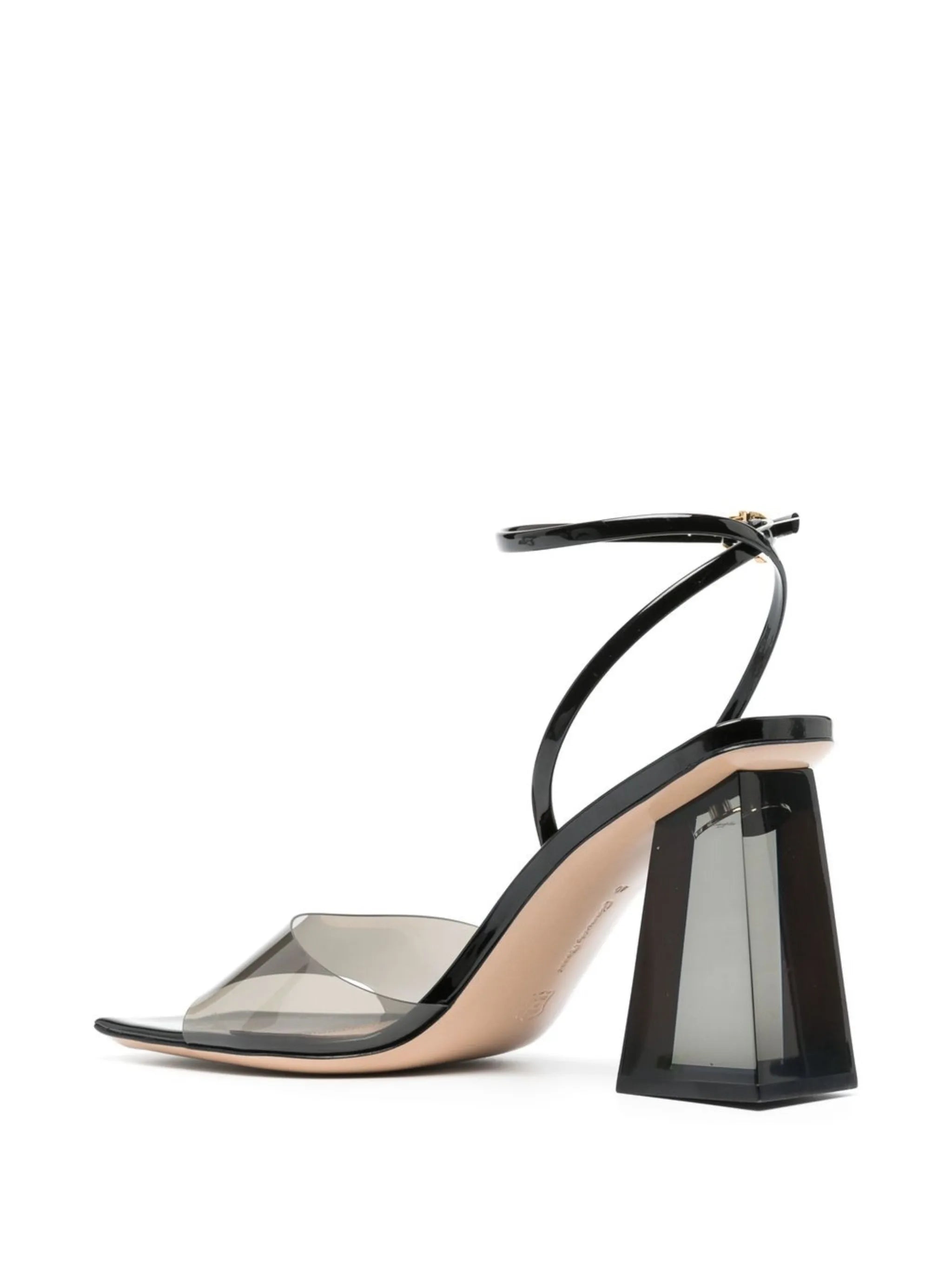 Cosmic 85mm transparent sandals