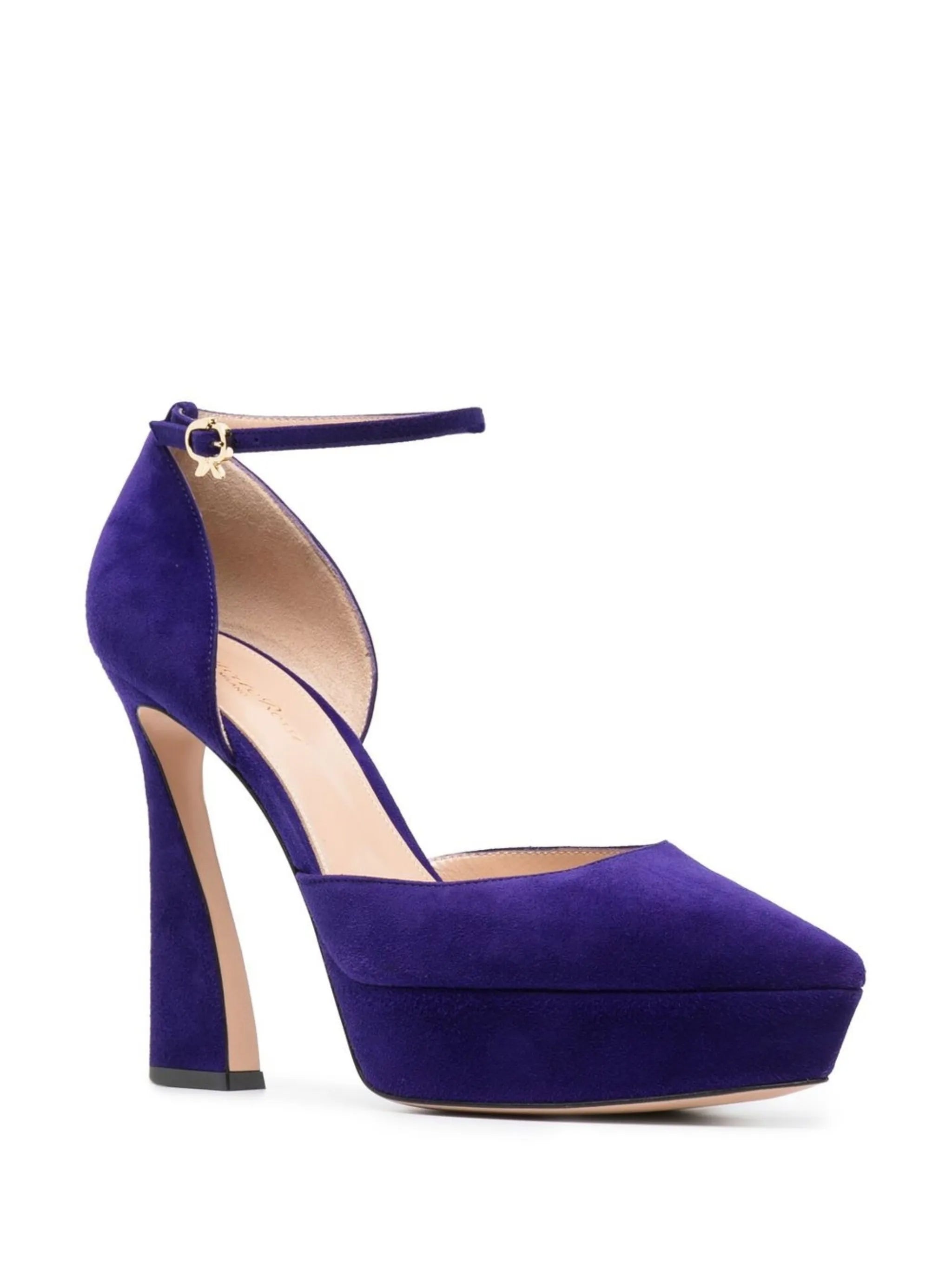 suede 85mm pumps