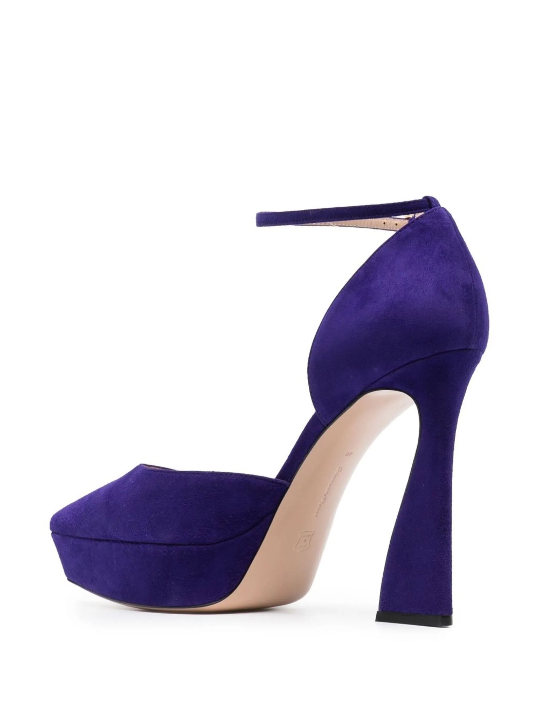 suede 85mm pumps