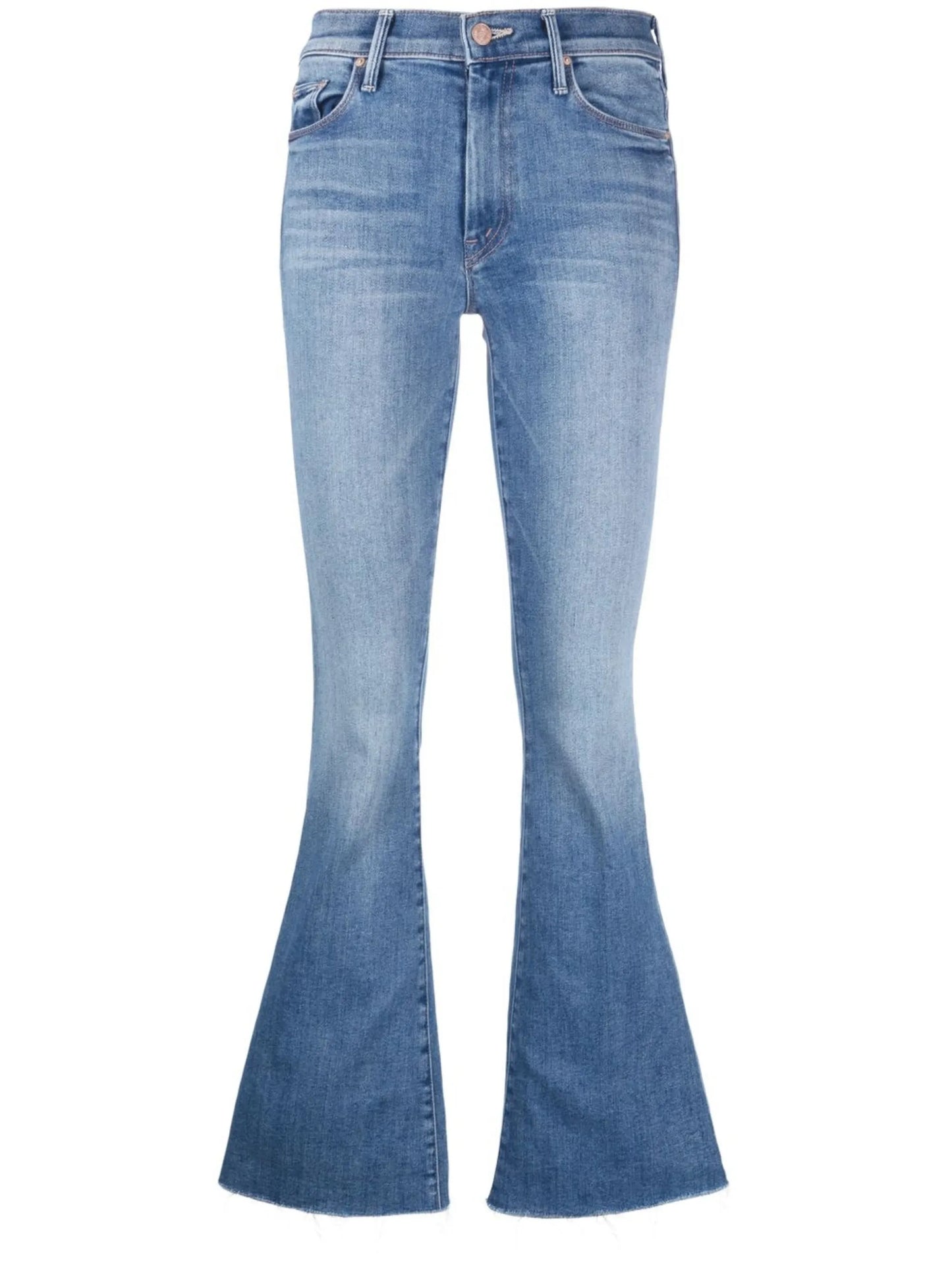 flared cropped jeans