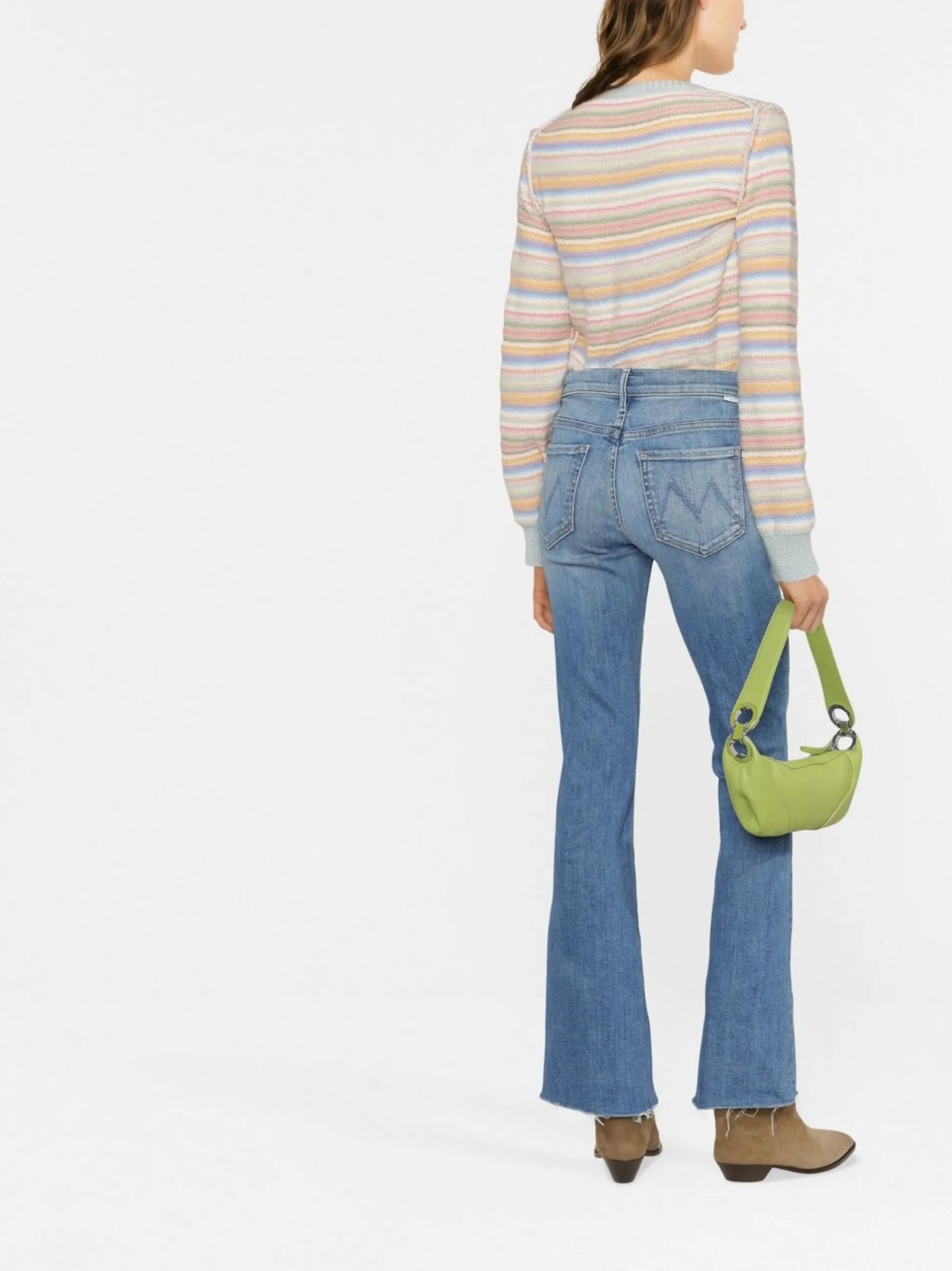 flared cropped jeans