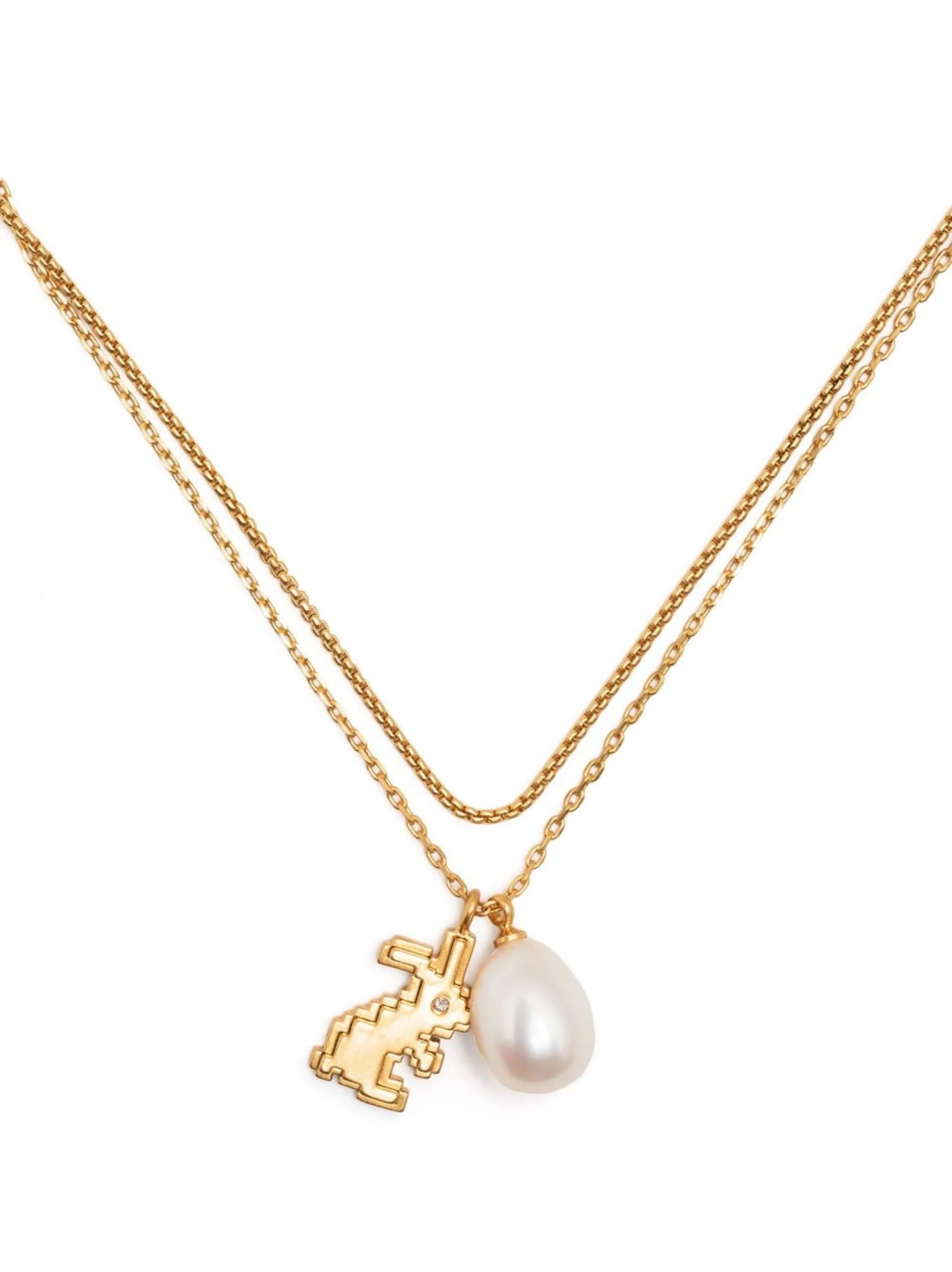 Rabbit Double-Strand chain necklace