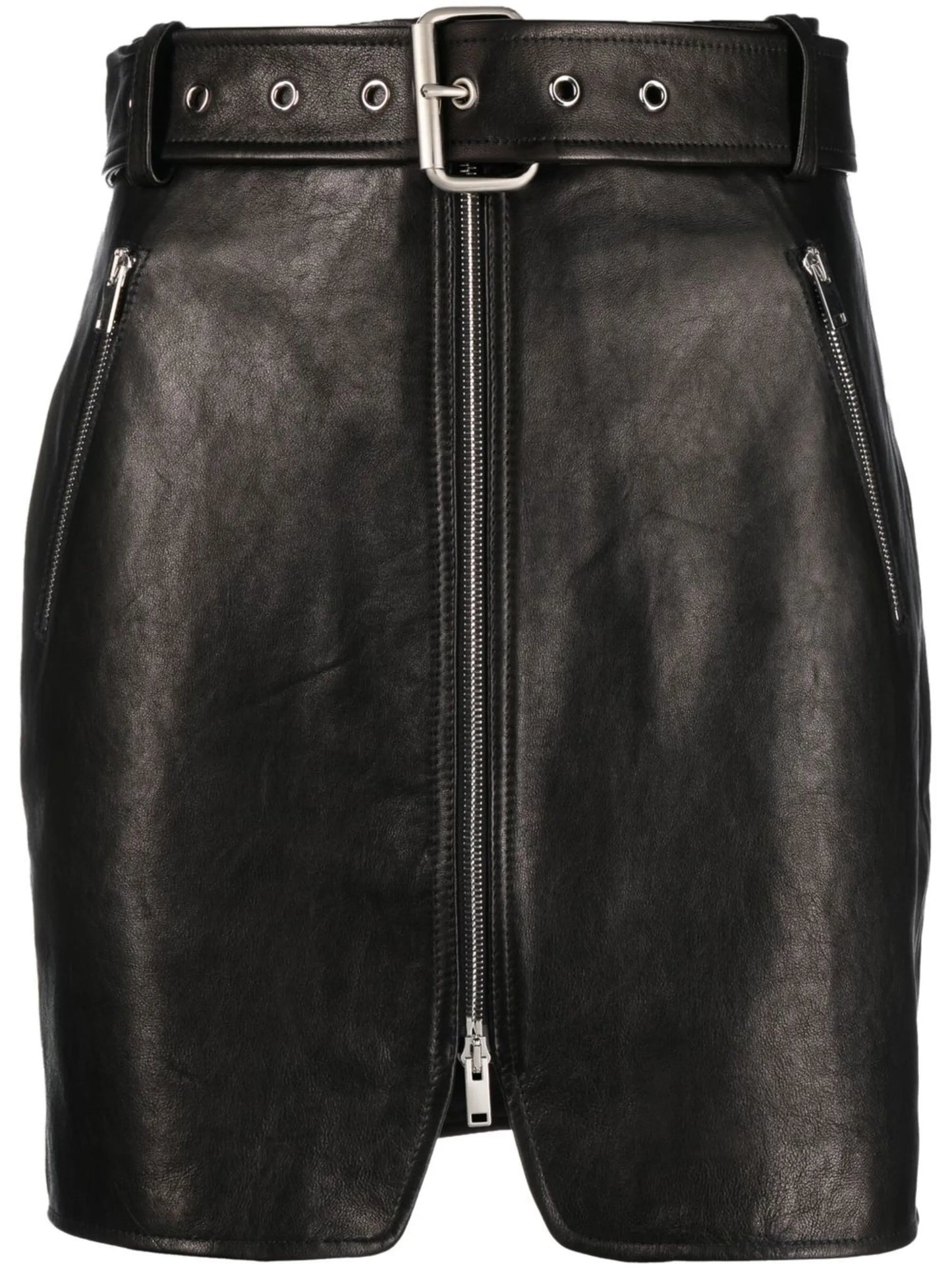 The Luana leather skirt