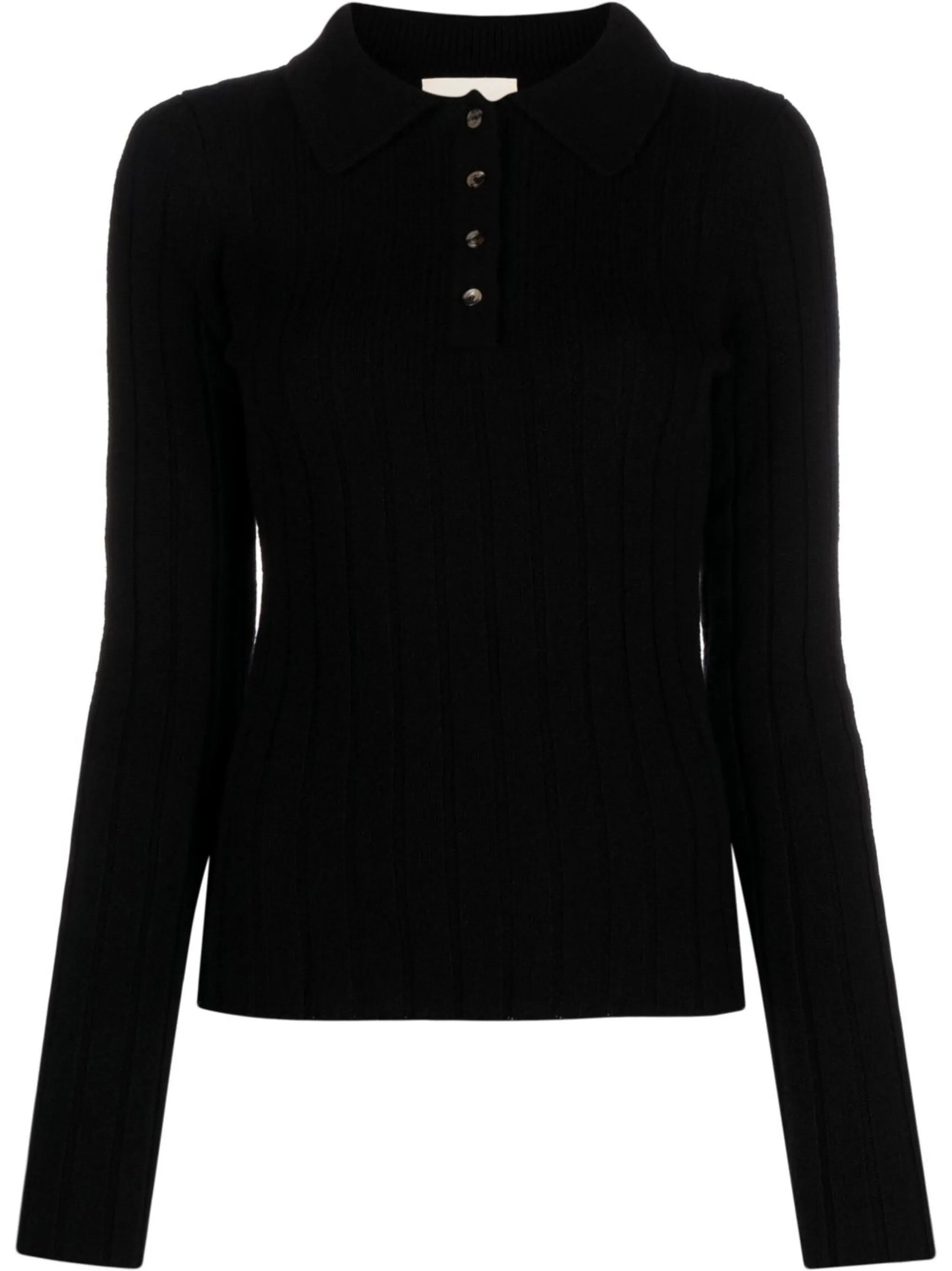 cashmere polo-neck jumper