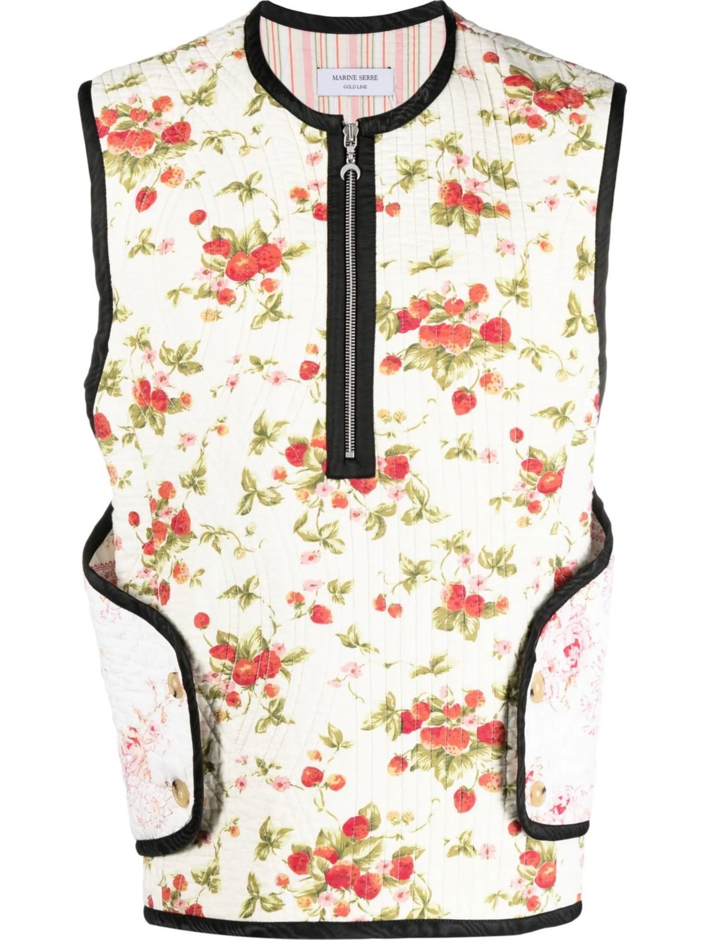 boutis floral-print armor gilet