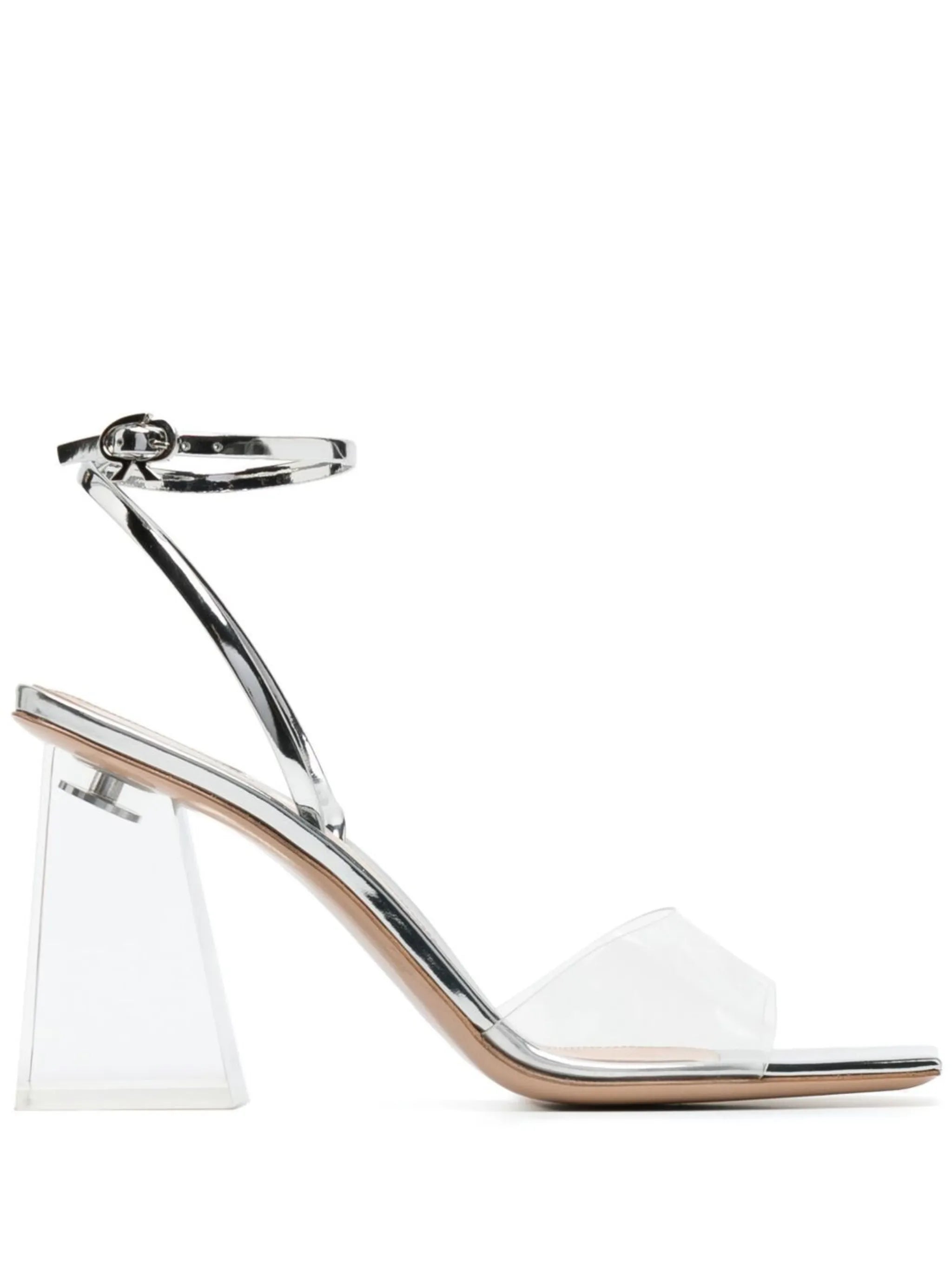 Cosmic 85mm transparent sandals