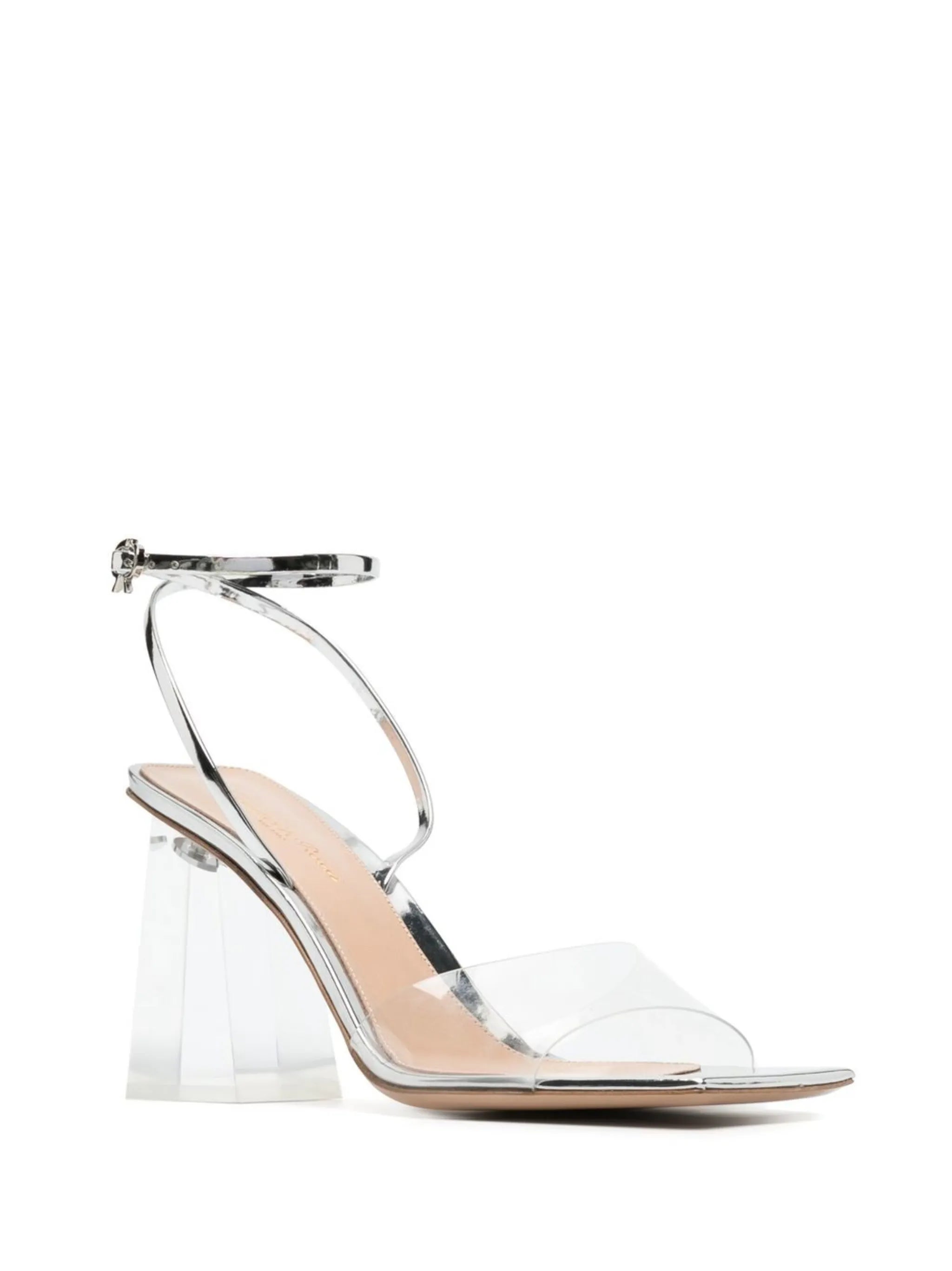 Cosmic 85mm transparent sandals