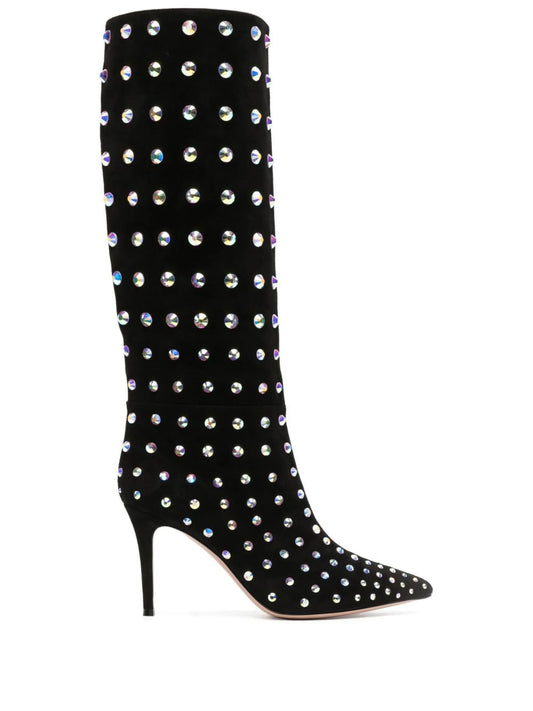 crystal-embellished 85mm boots