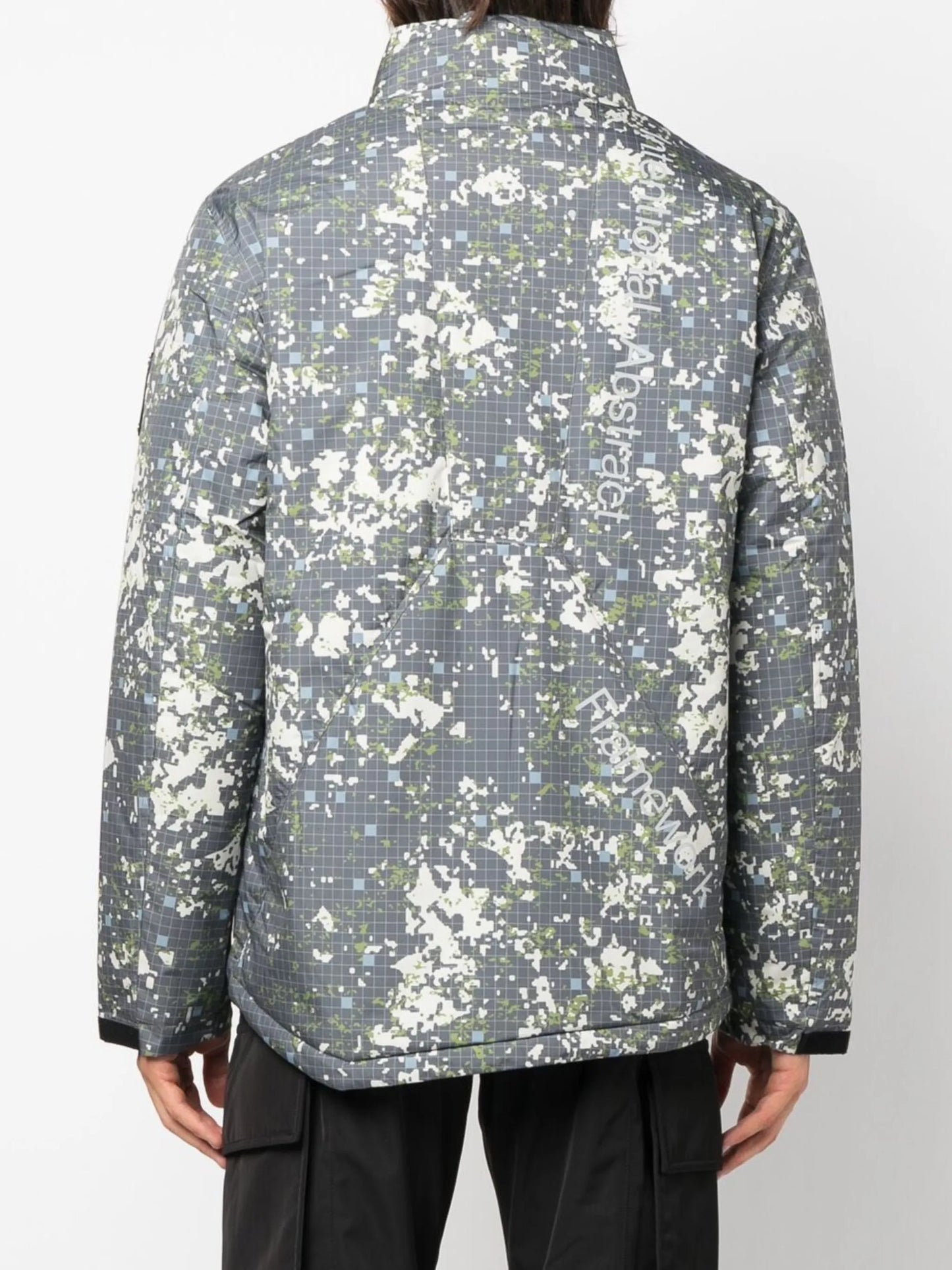logo-print zipped jacket