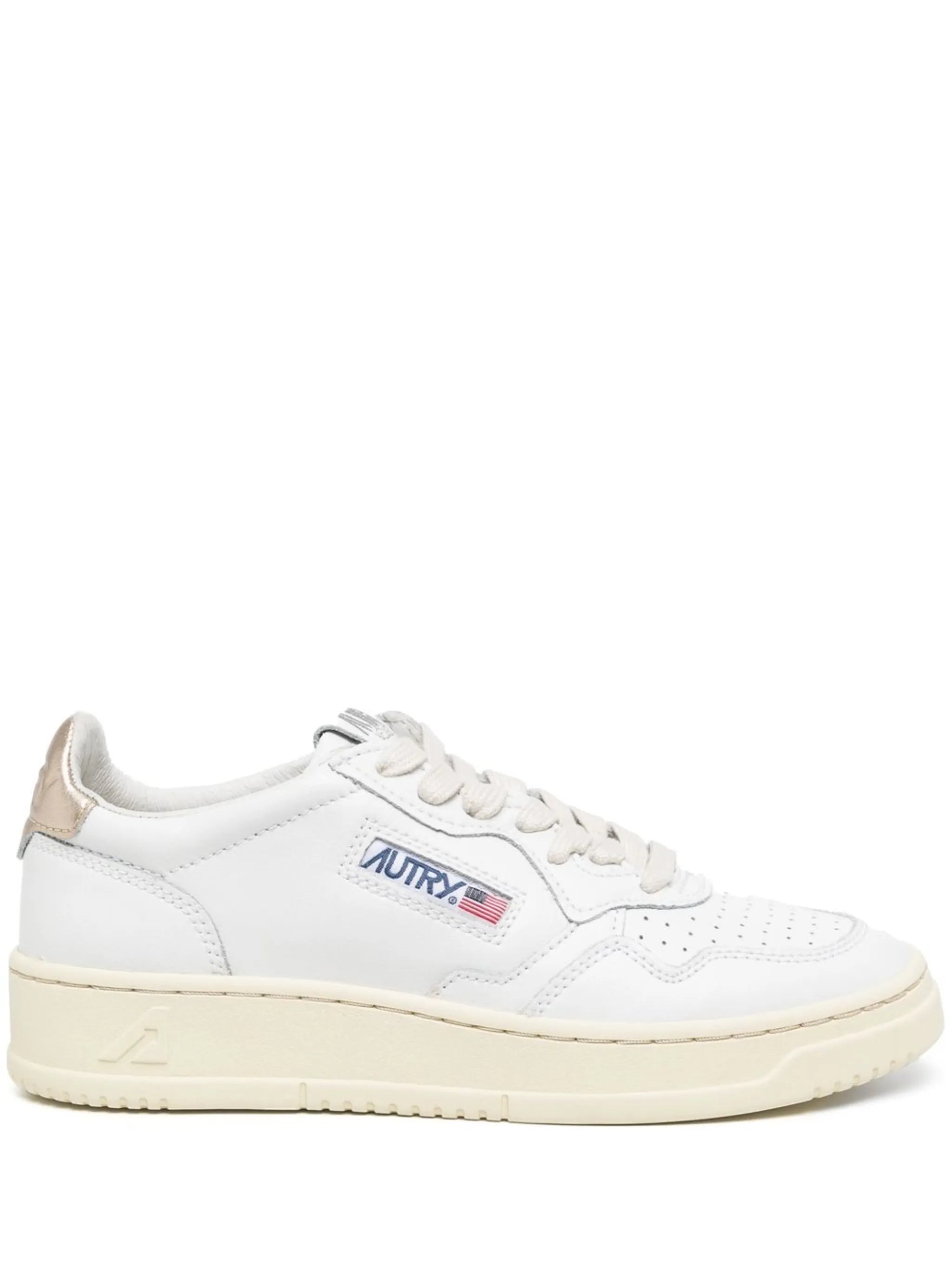 Medalist perforated leather sneakers