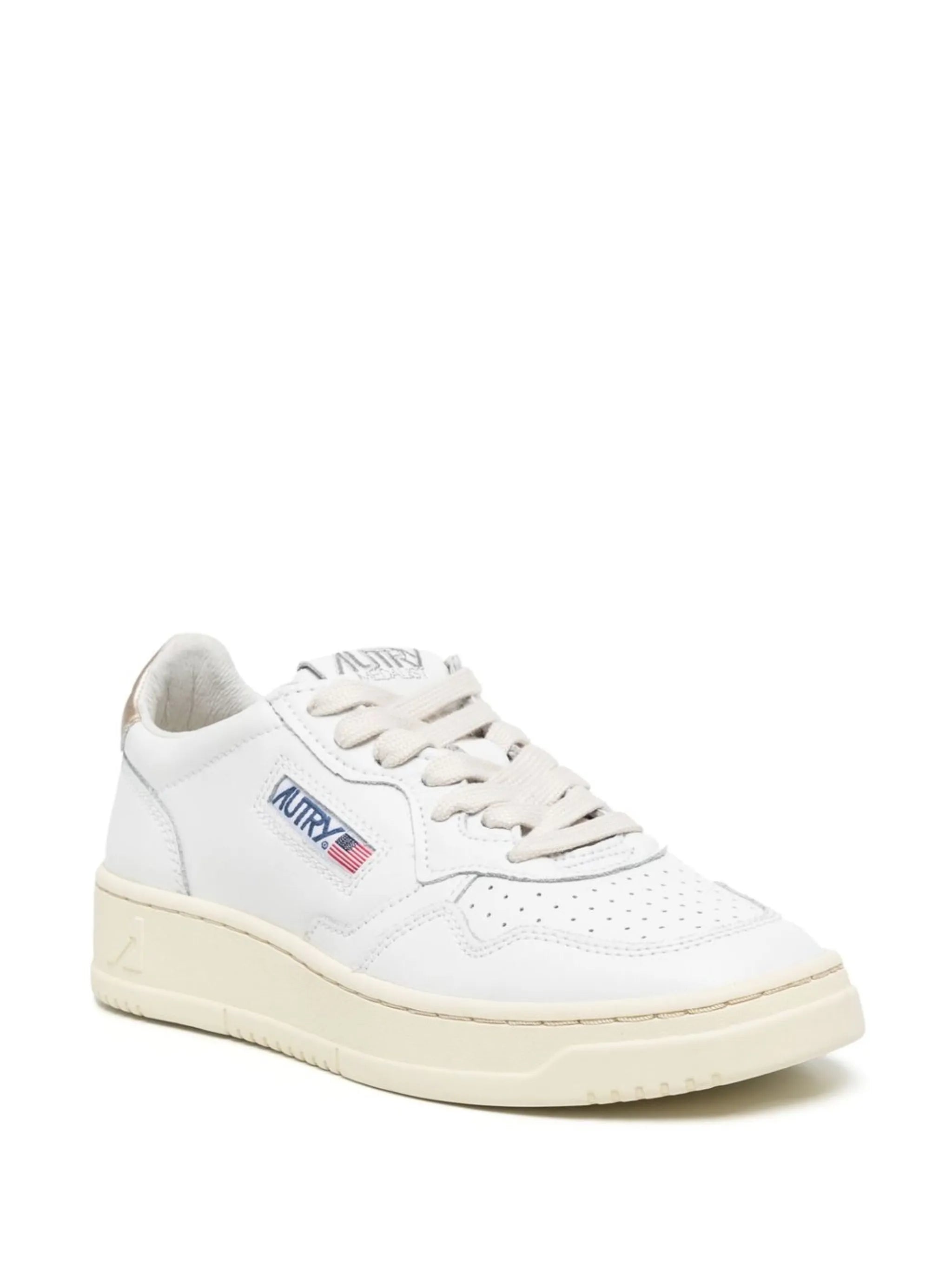 Medalist perforated leather sneakers